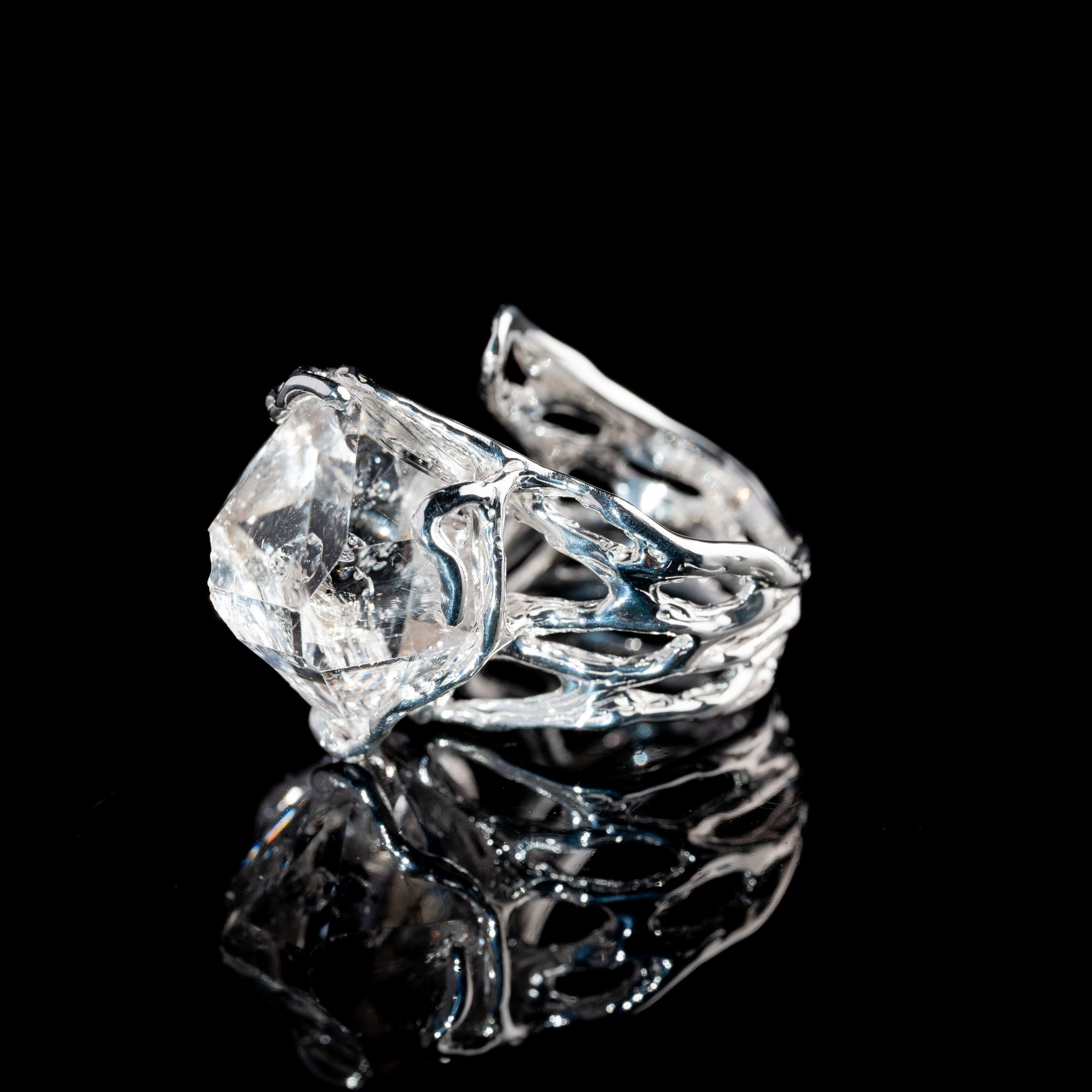 Каблучка з херкімером - зображення 3