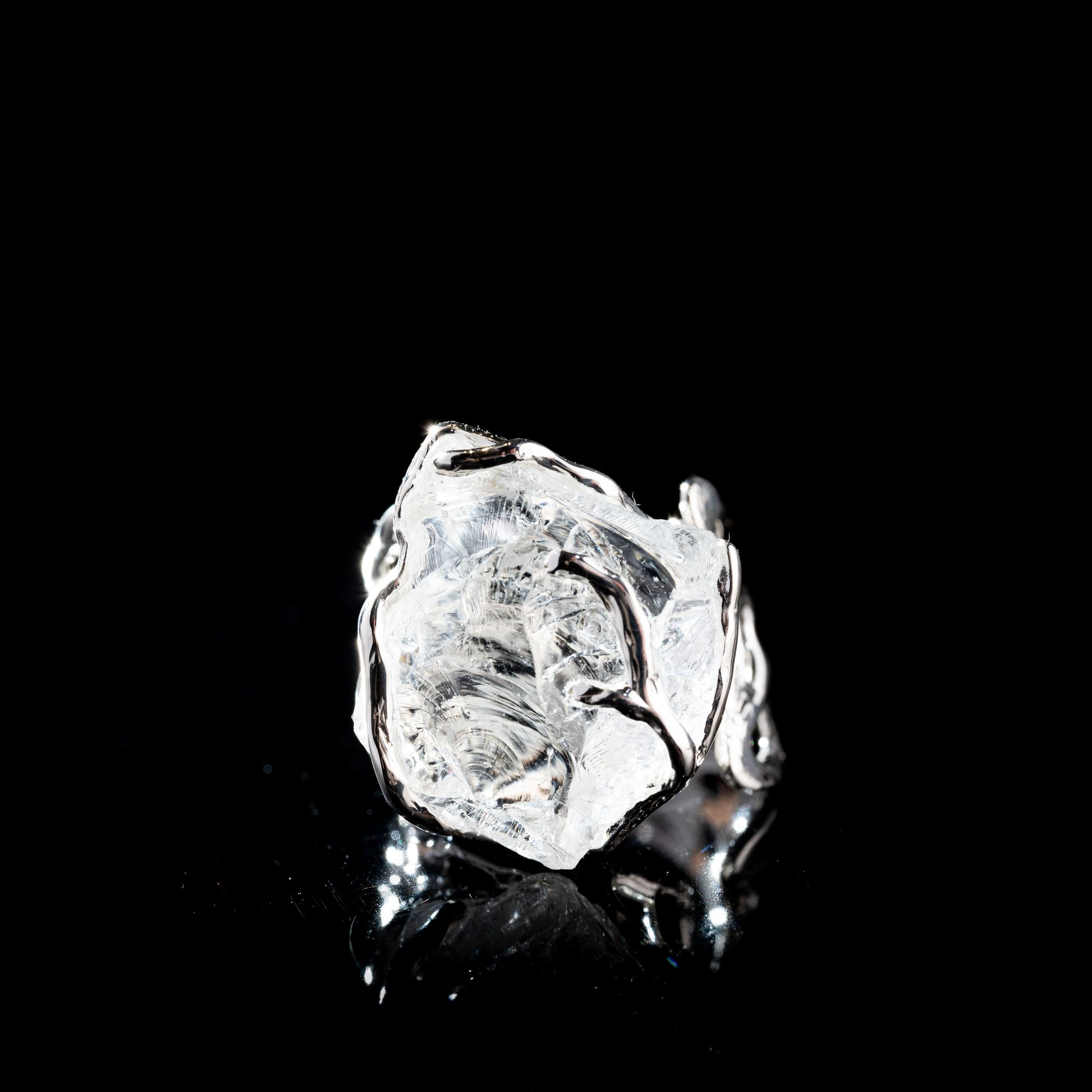 Каблучка з гірським кришталем