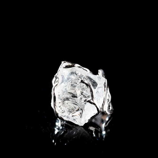 Каблучка з гірським кришталем