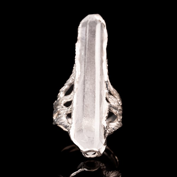 Каблучка з гірським кришталем