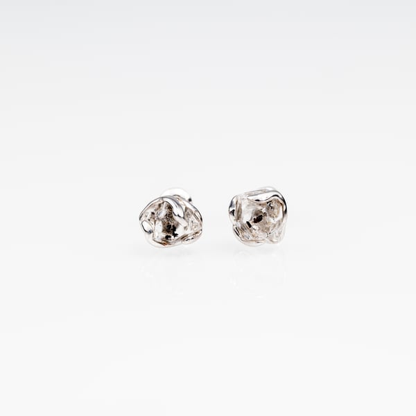 Earrings with Petroleum Quartz