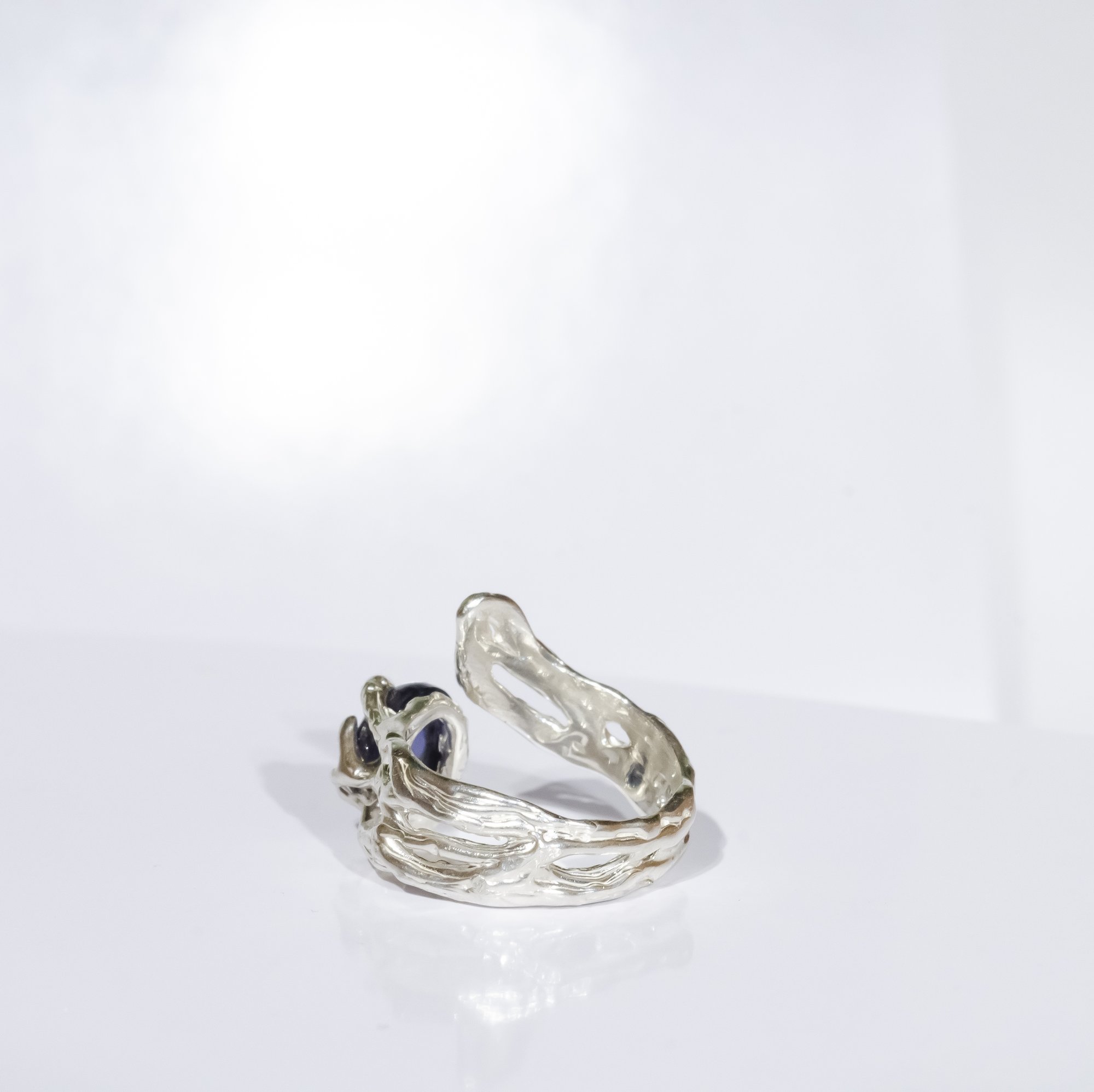 Каблучка з іолітом - зображення 4