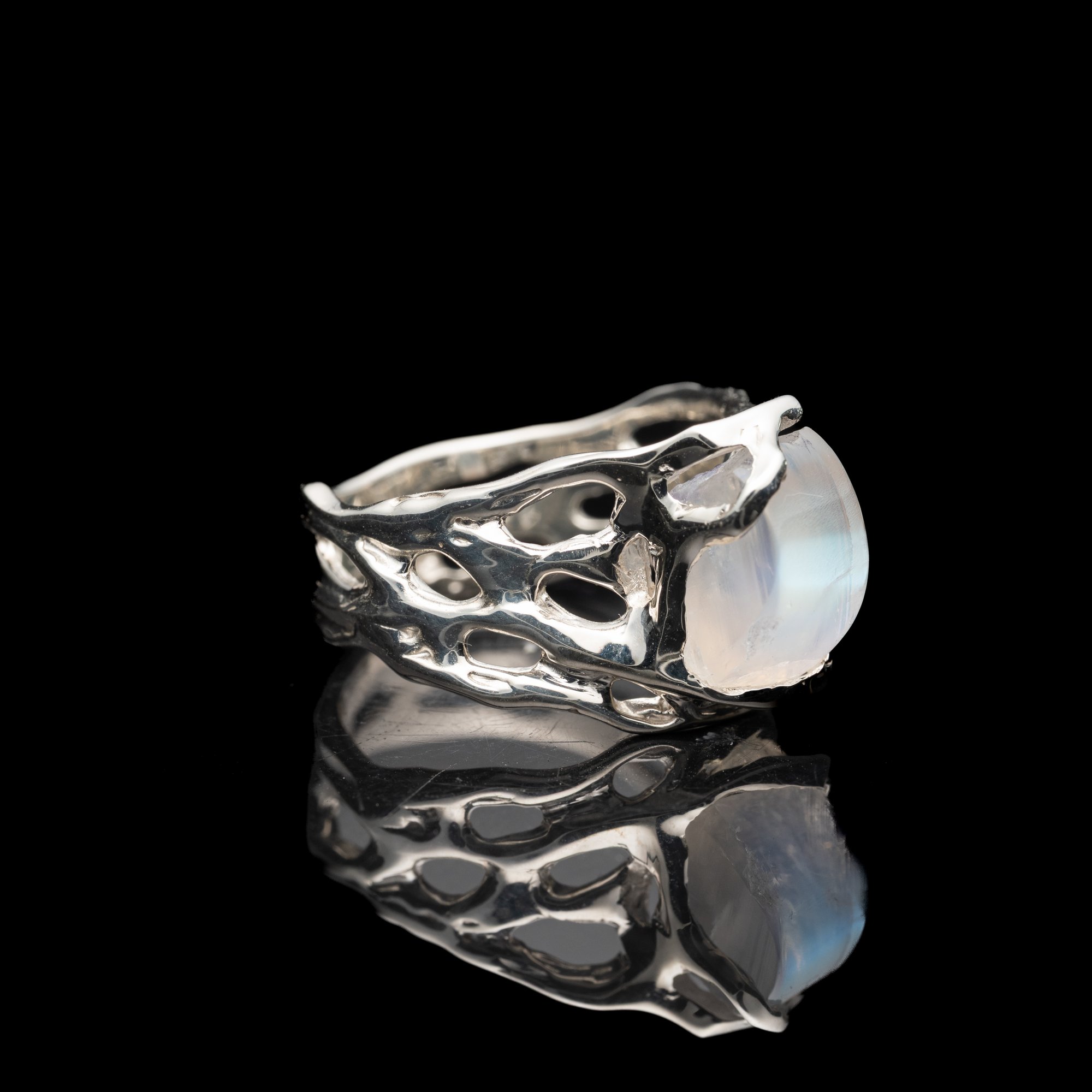 Каблучка з місячним камінням - зображення 3