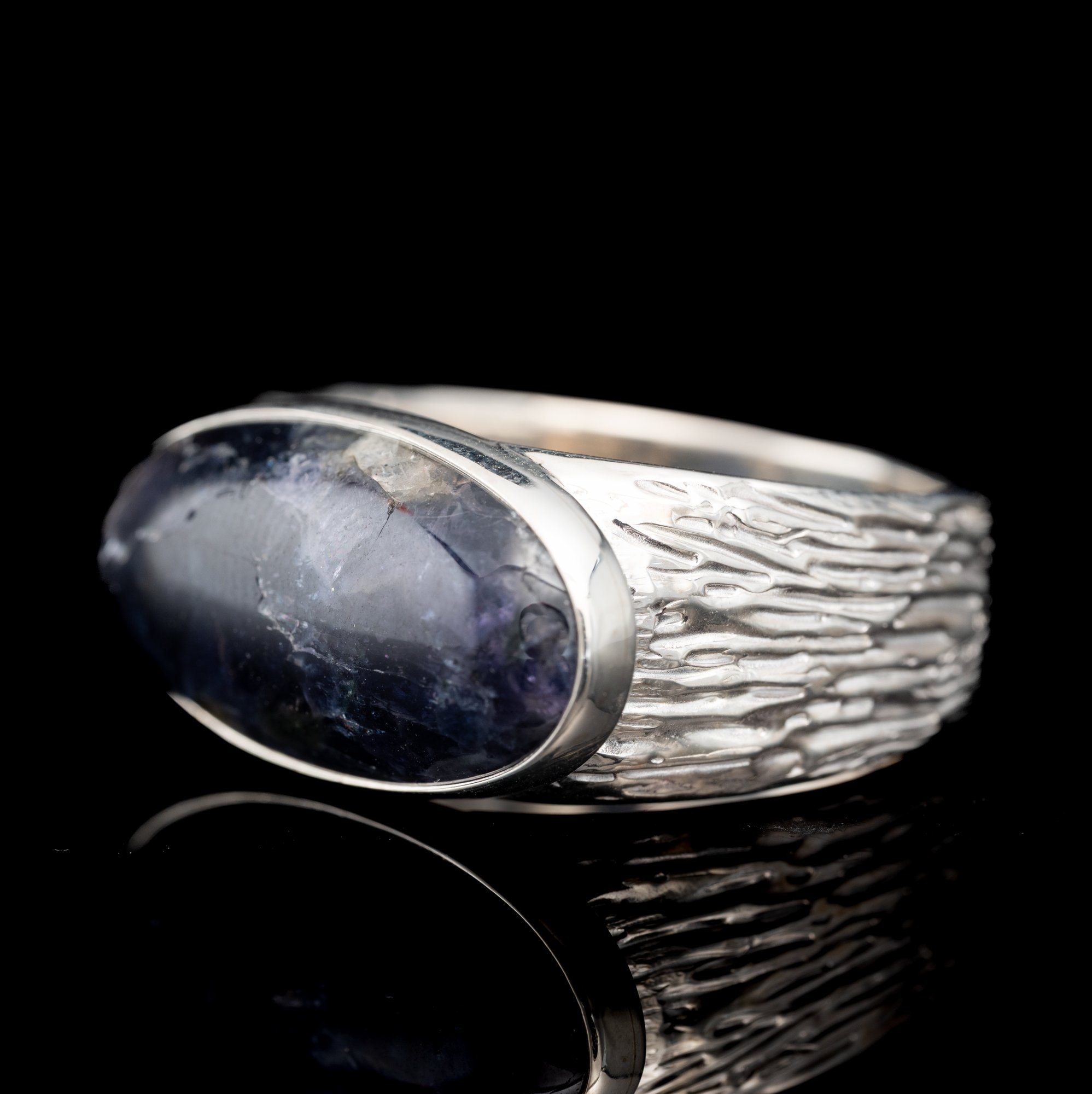 Каблучка з іолітом - зображення 3