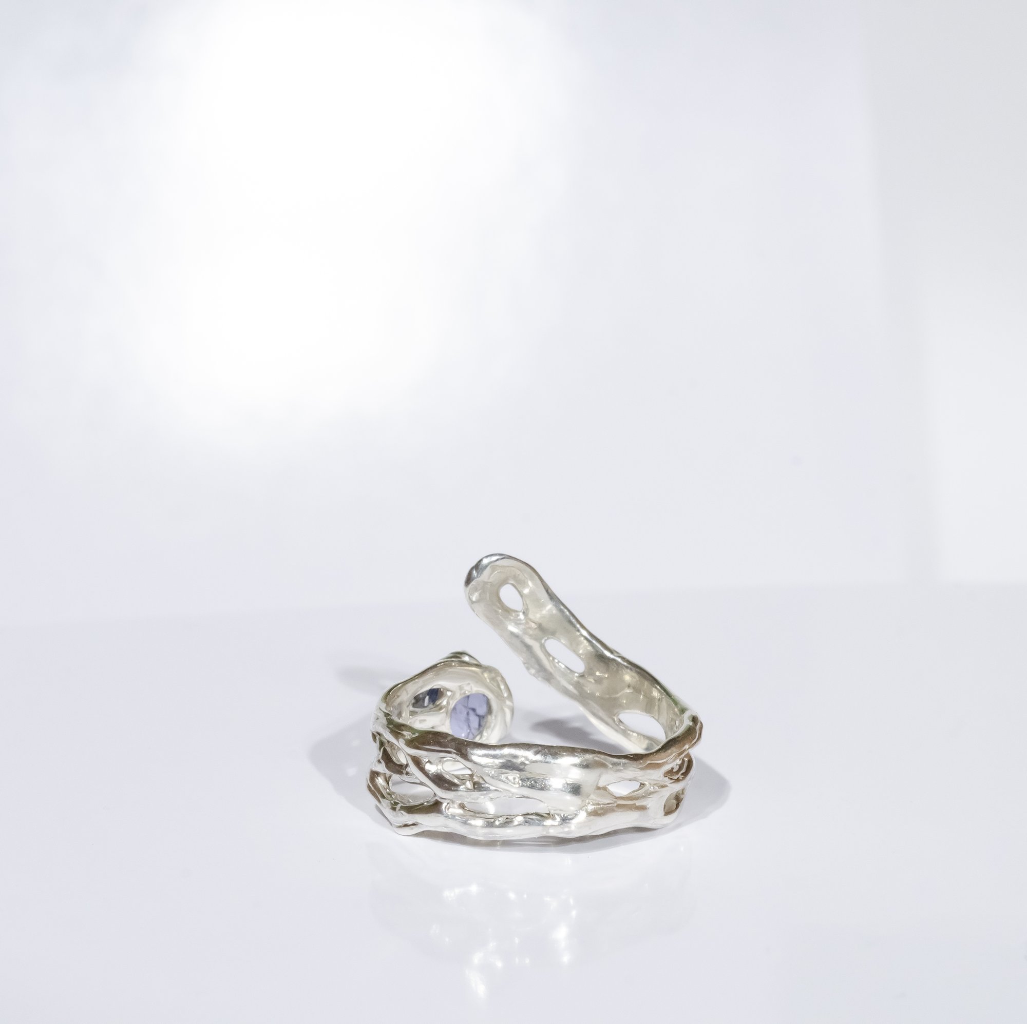 Каблучка з танзанітом - зображення 5