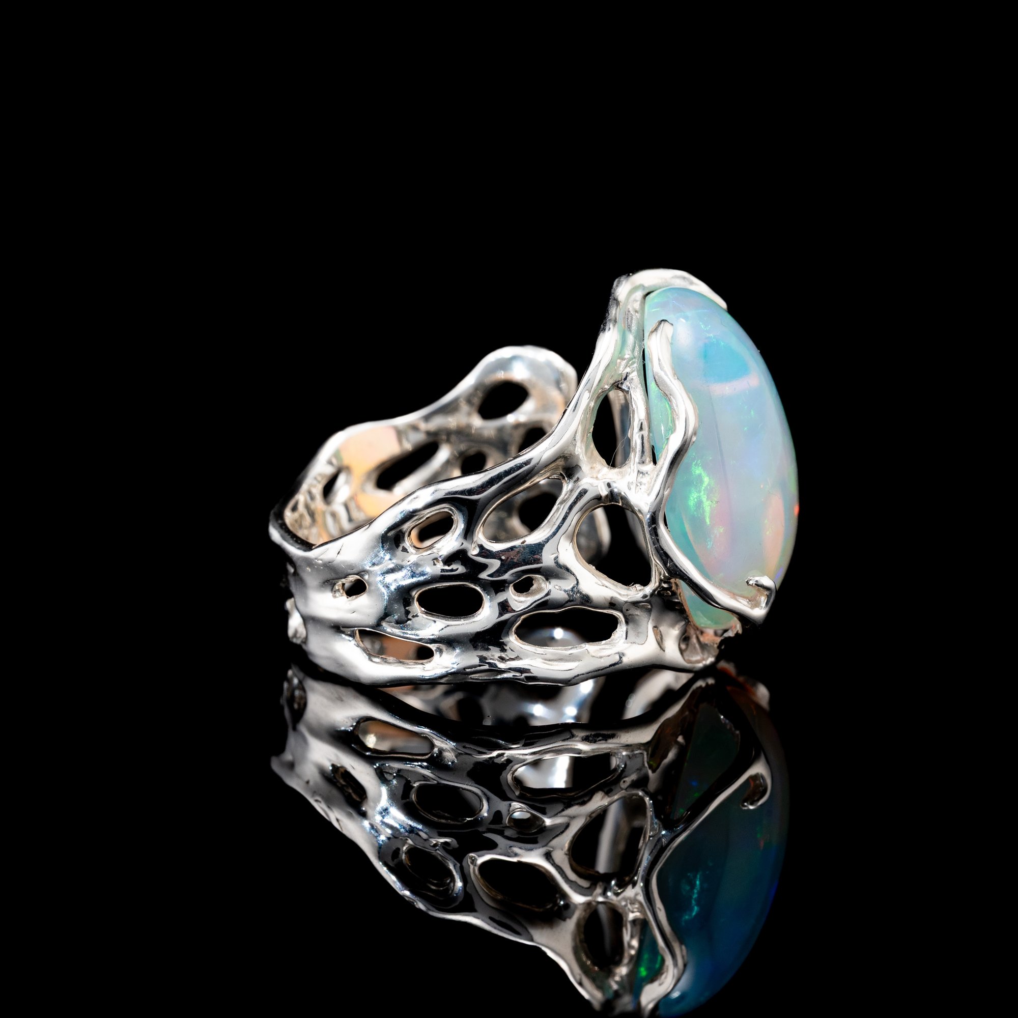 Каблучка з опалом - зображення 2