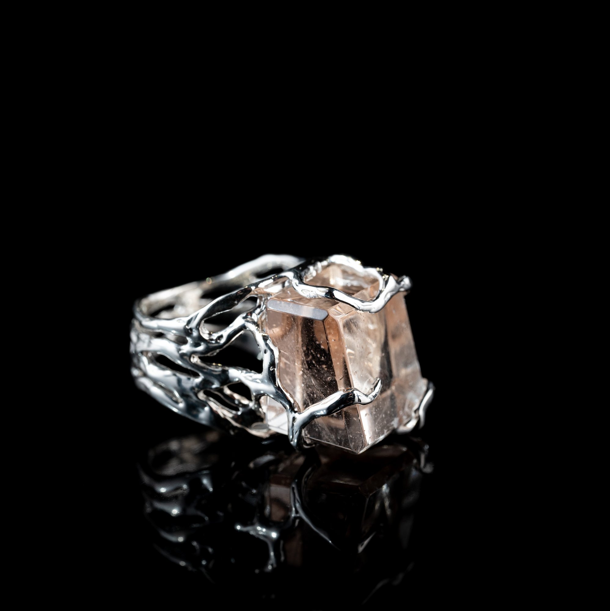 Каблучка з винним топазом - зображення 3