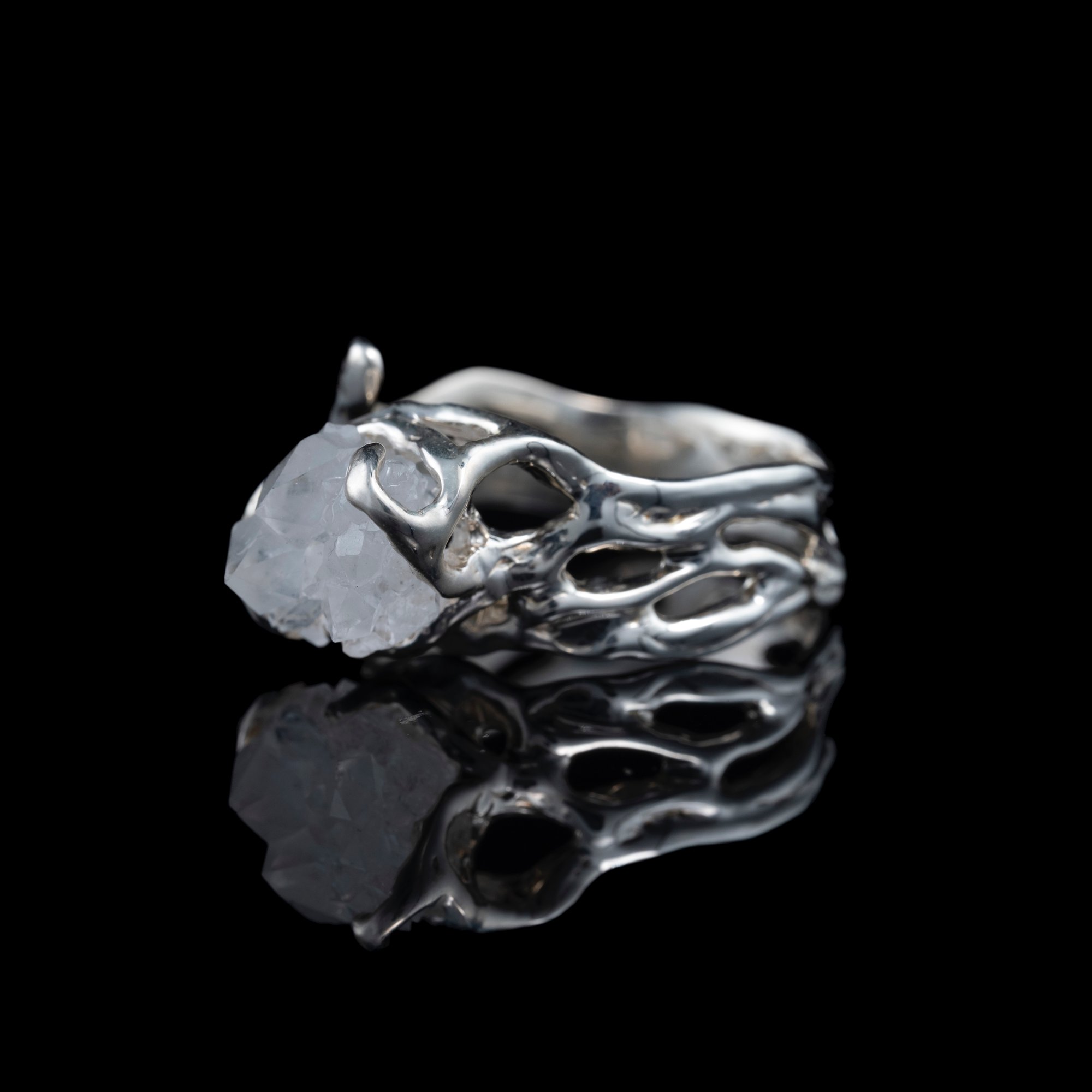 Каблучка з кварцом - зображення 2