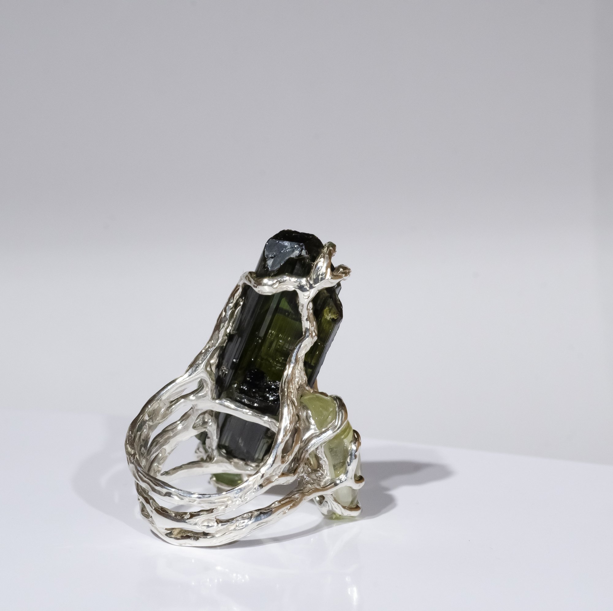 Каблучка з турмалінами та геліодором - зображення 4