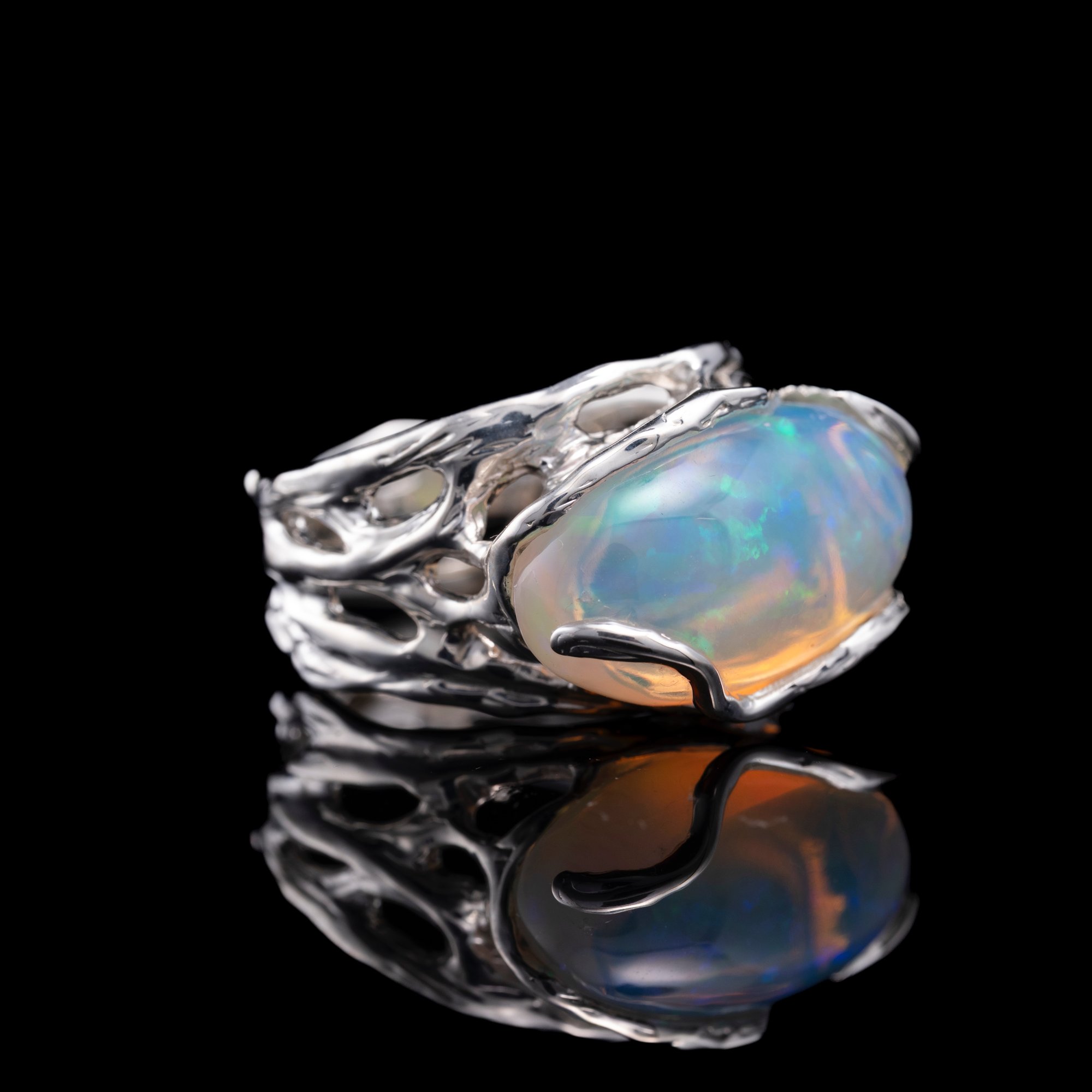 Каблучка з опалом - зображення 3