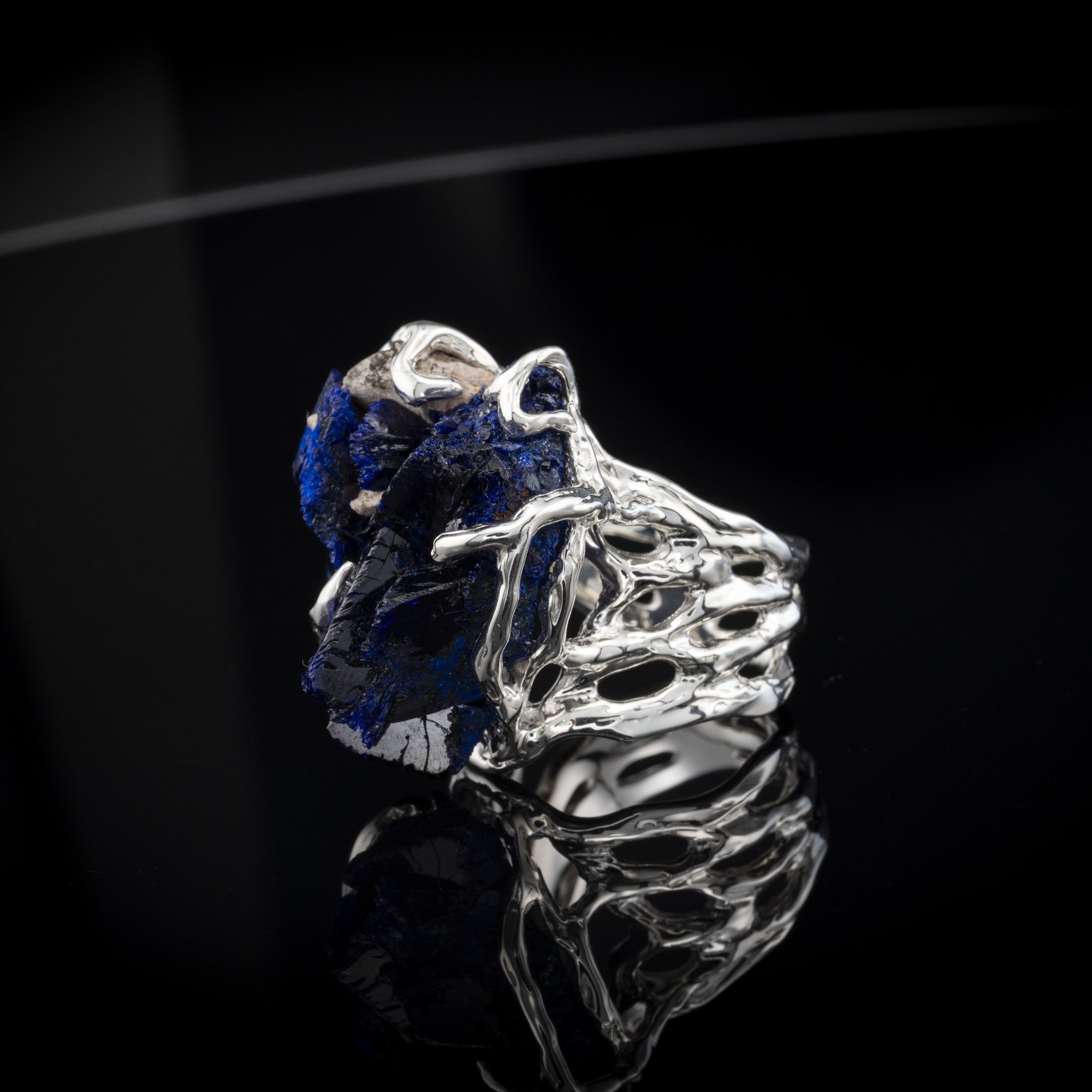 Каблучка з азуритом - зображення 2