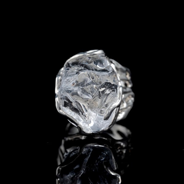 Каблучка з гірським кришталем