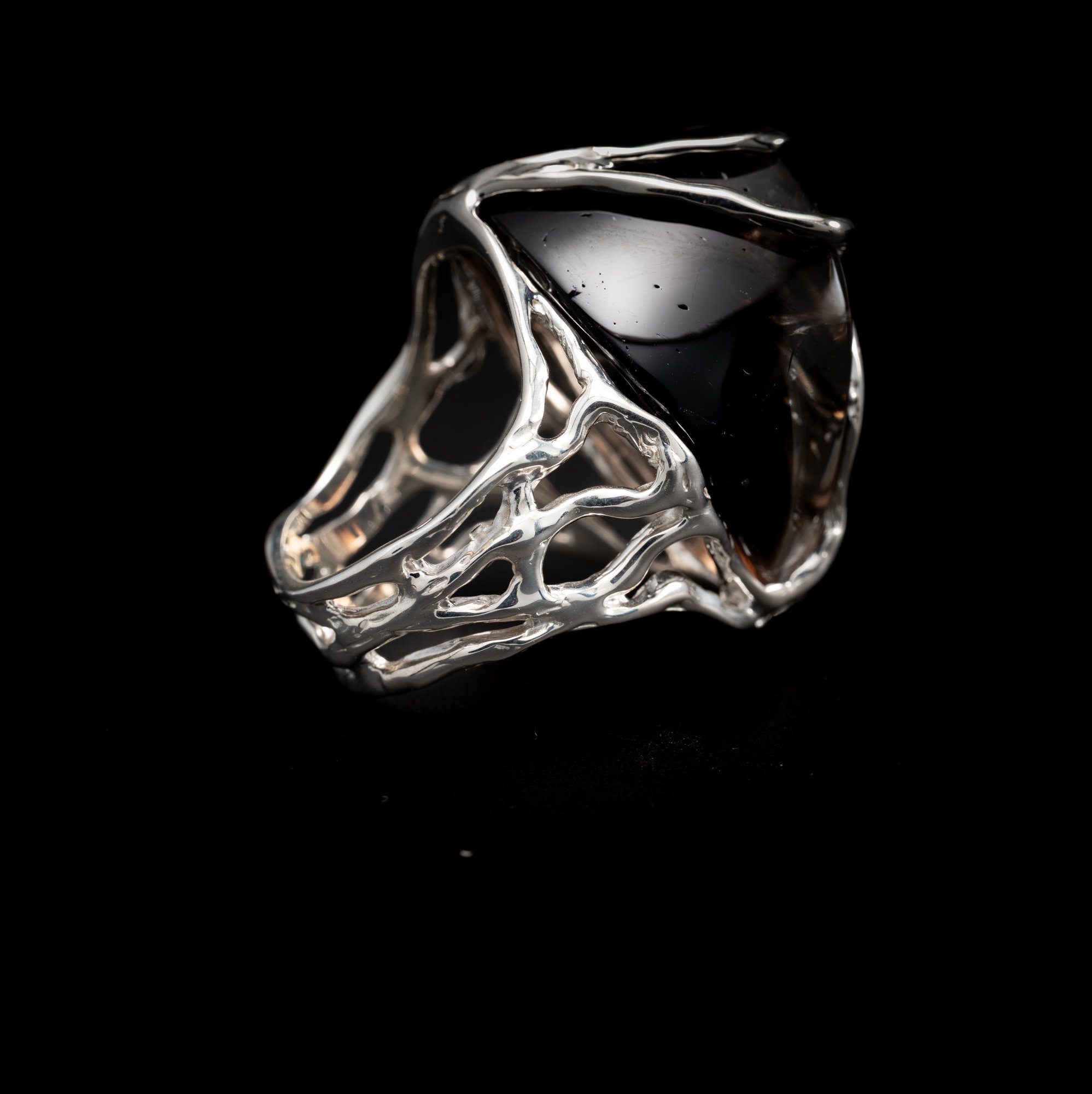 Каблучка з поліхромним моріоном - зображення 4