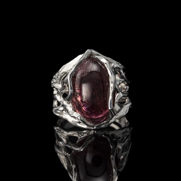 Rubellite Ring
