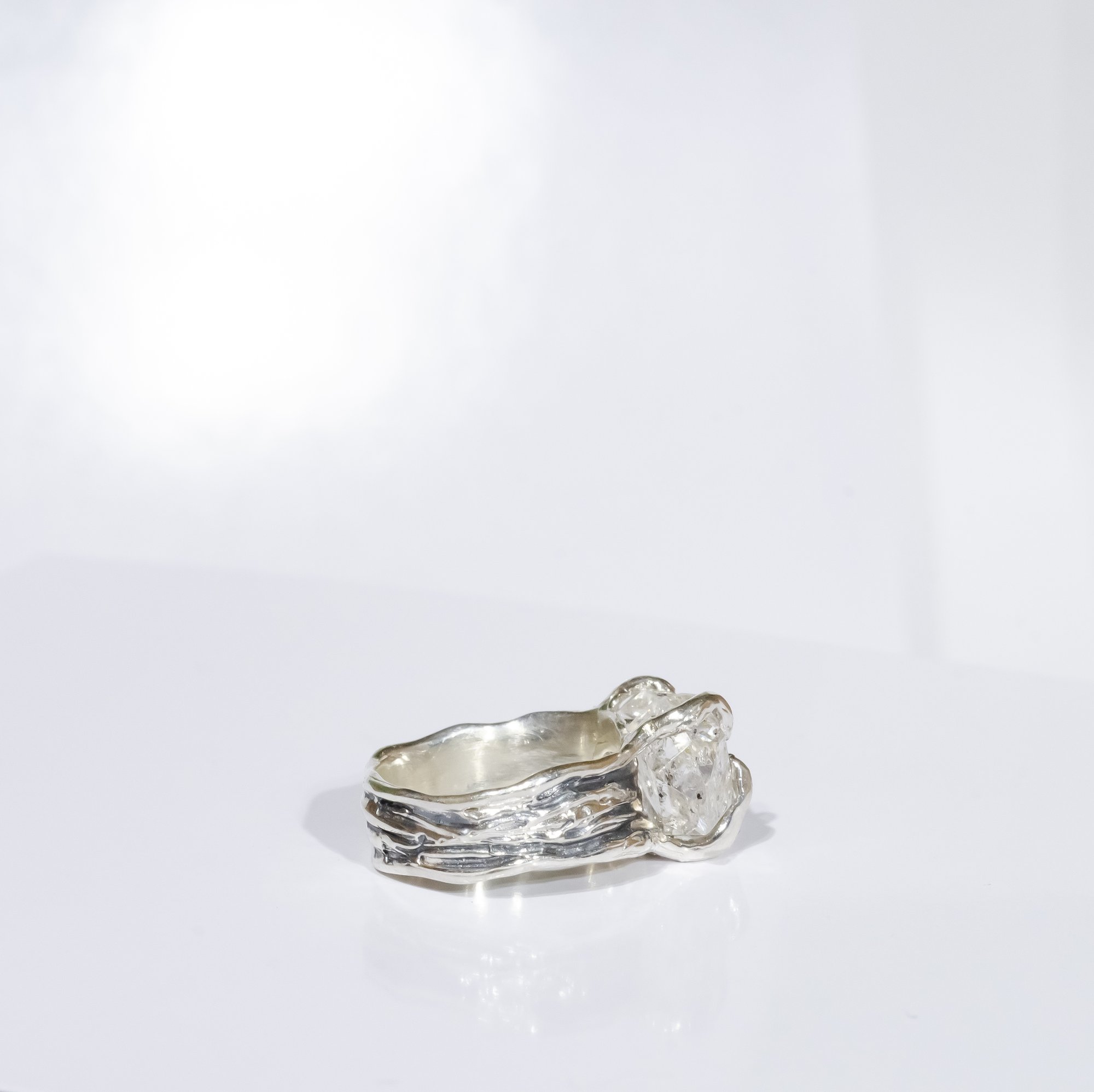 Каблучка з кварцом (Херкімер) - зображення 7