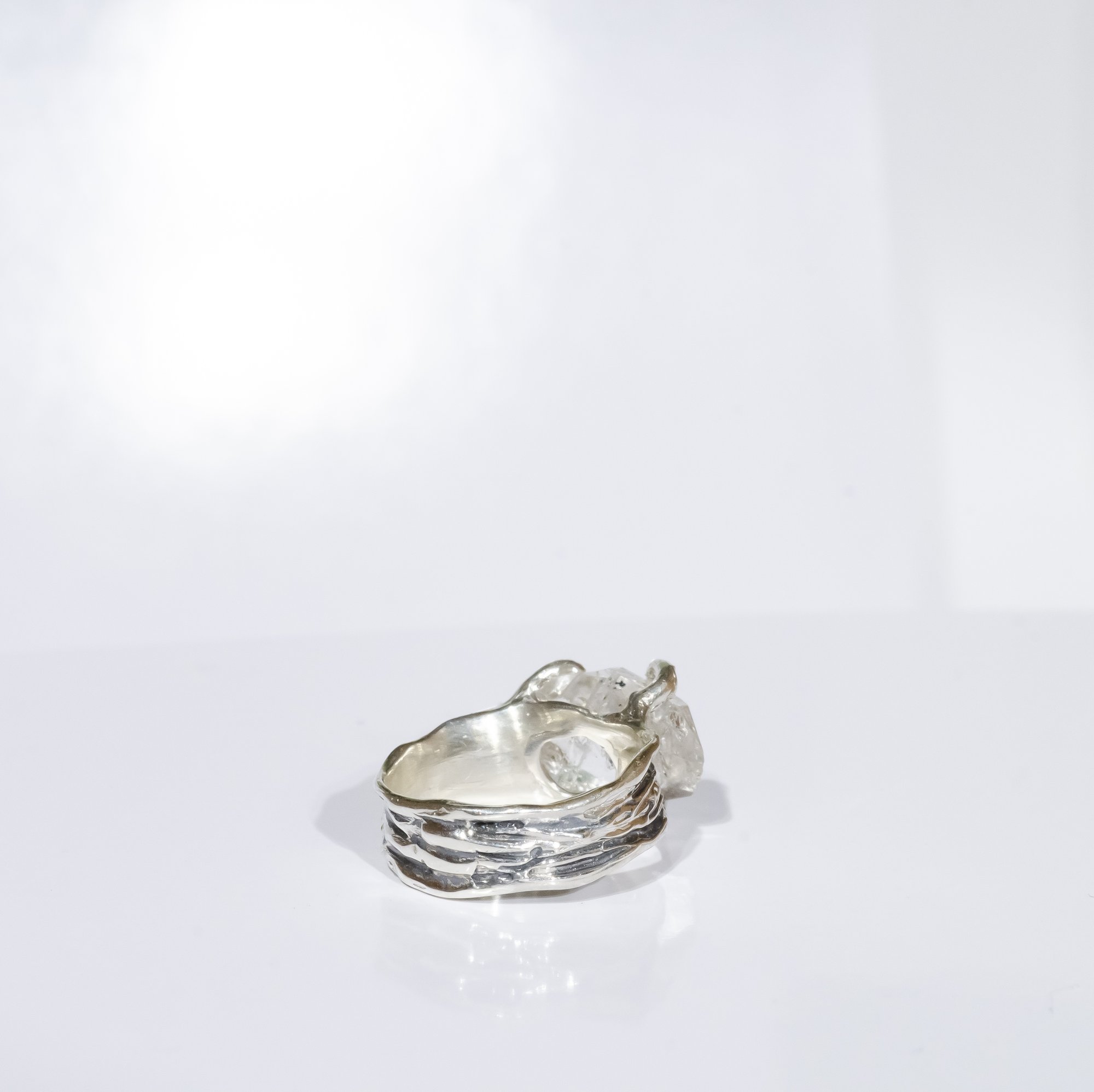 Каблучка з кварцом (Херкімер) - зображення 6