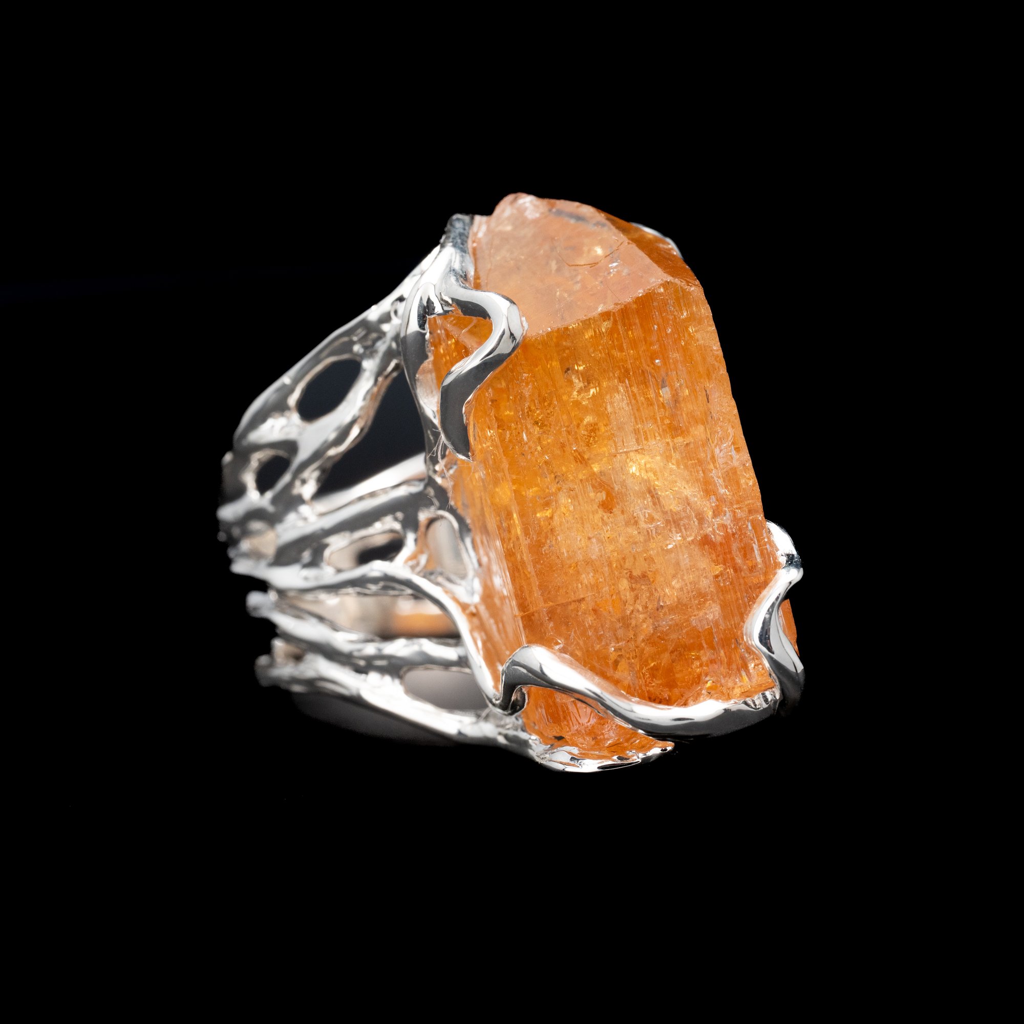 Каблучка з топазом імперіалом - зображення 2