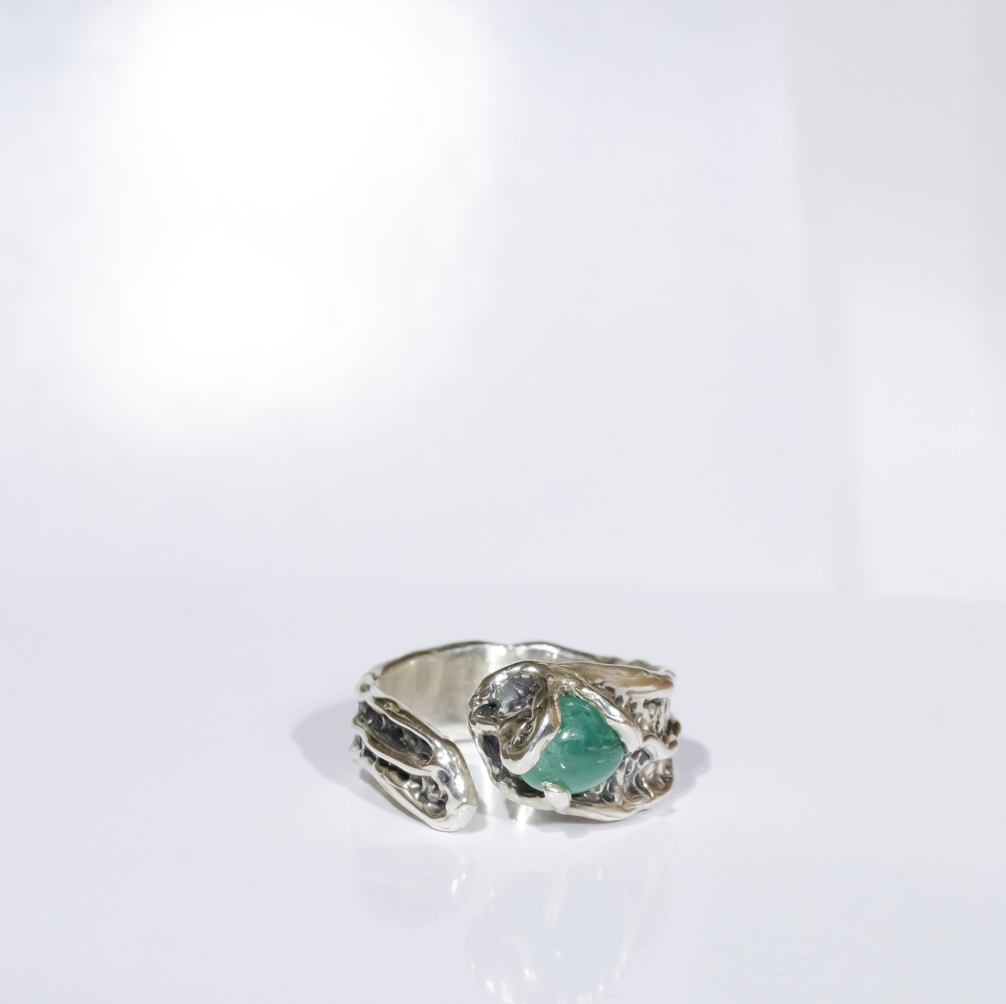 Каблучка зі смарагдом - зображення 8