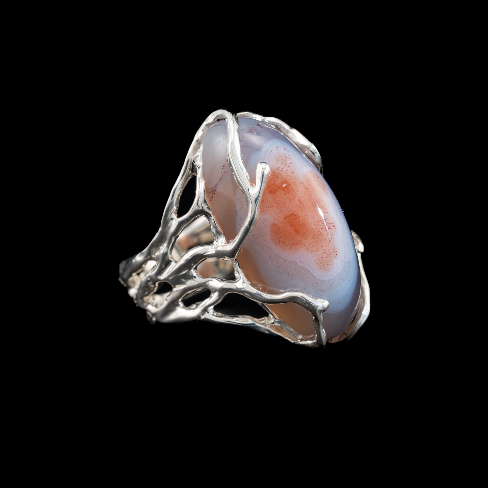 Каблучка з агатом - зображення 3