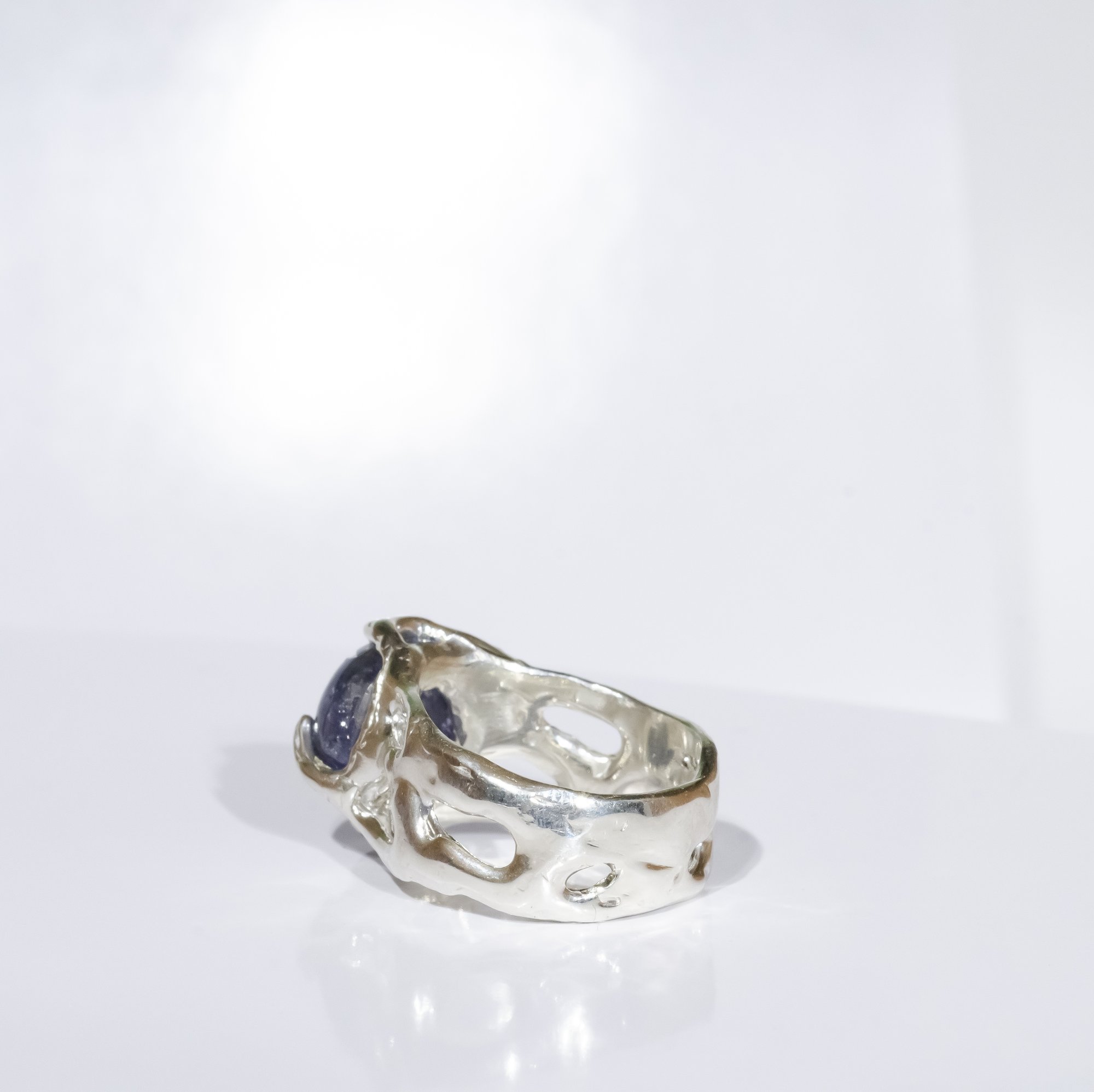 Каблучка з іолітом - зображення 4