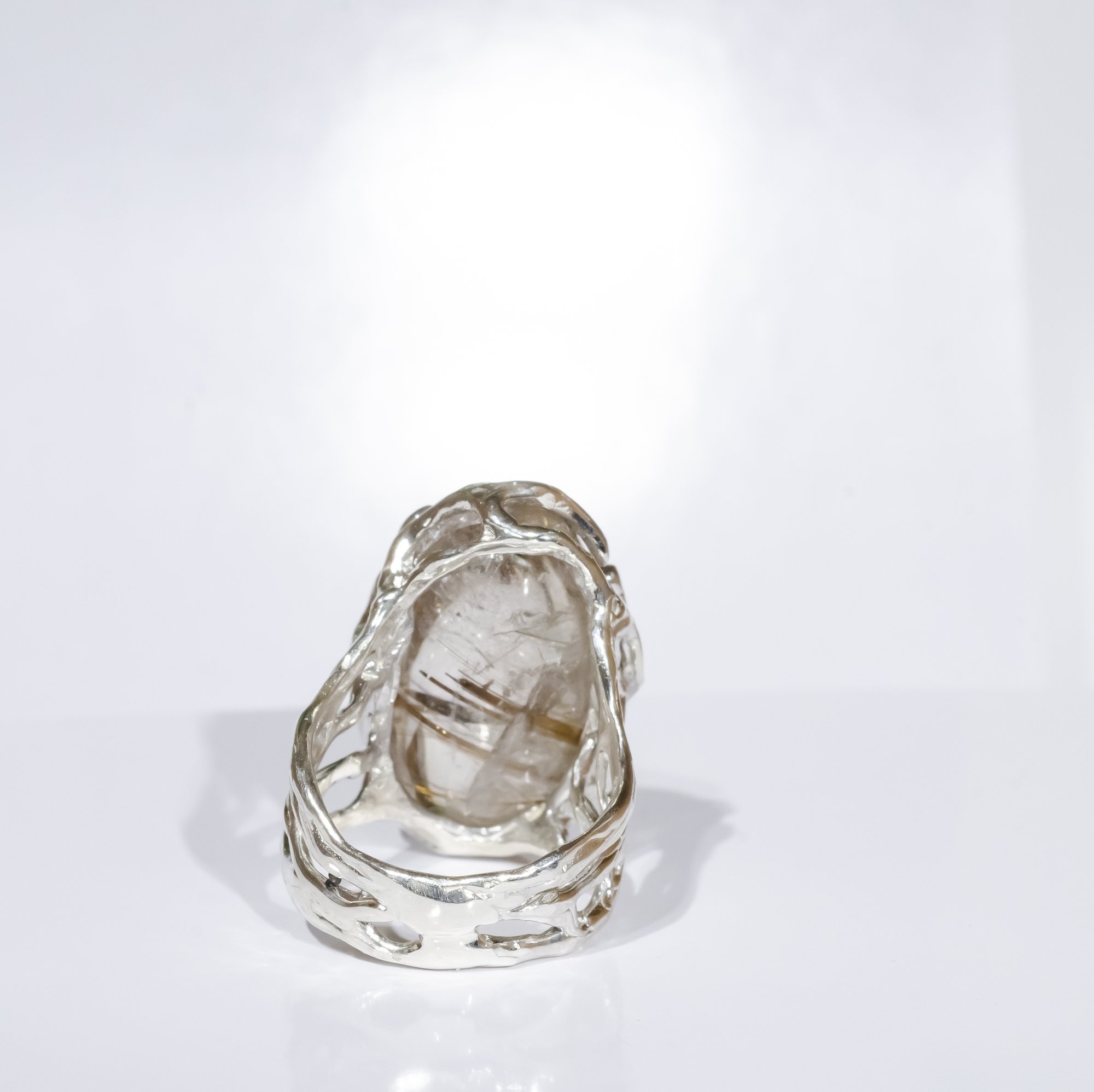 Каблучка з рутилованим кварцом - зображення 6