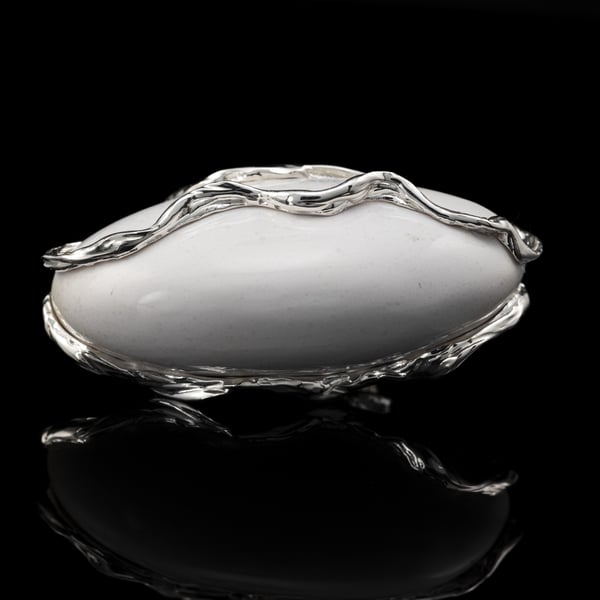 Ring with Cacholong