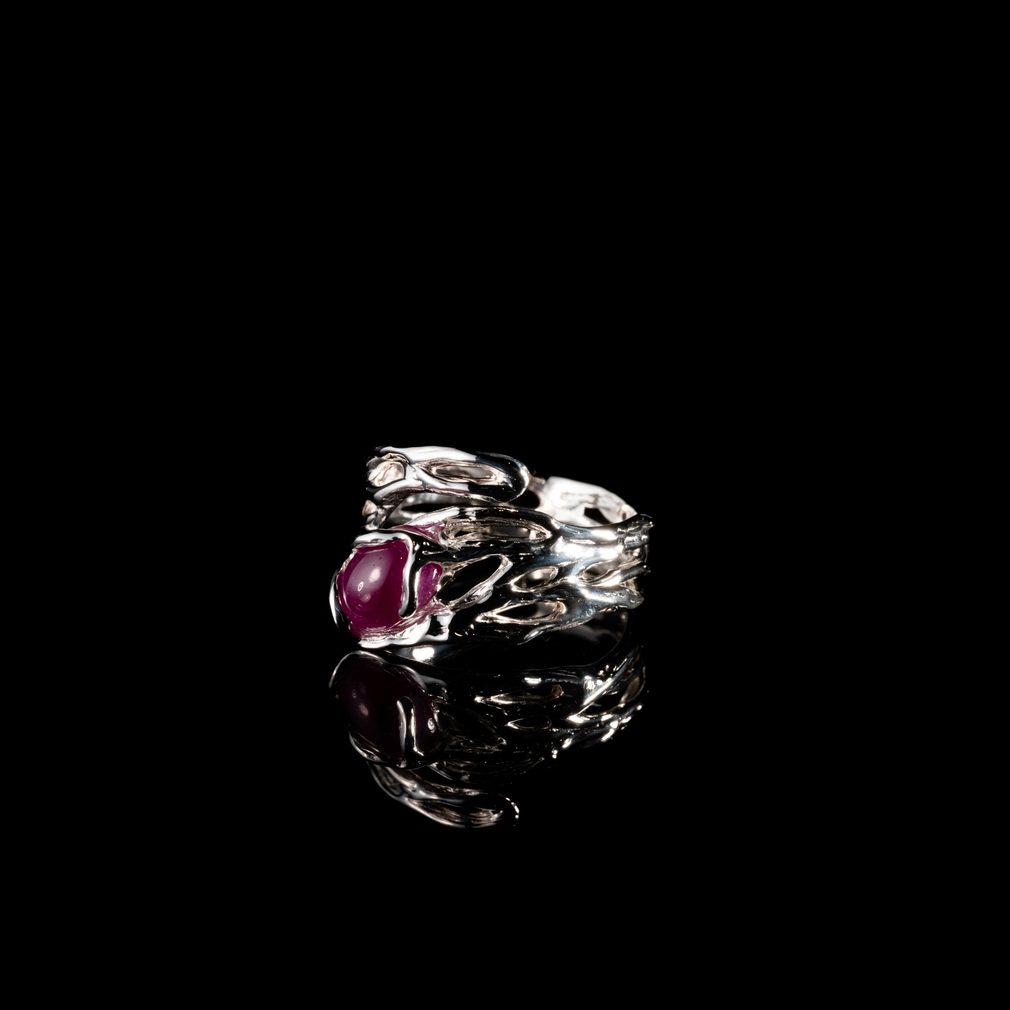 Каблучка з рубіном - зображення 2