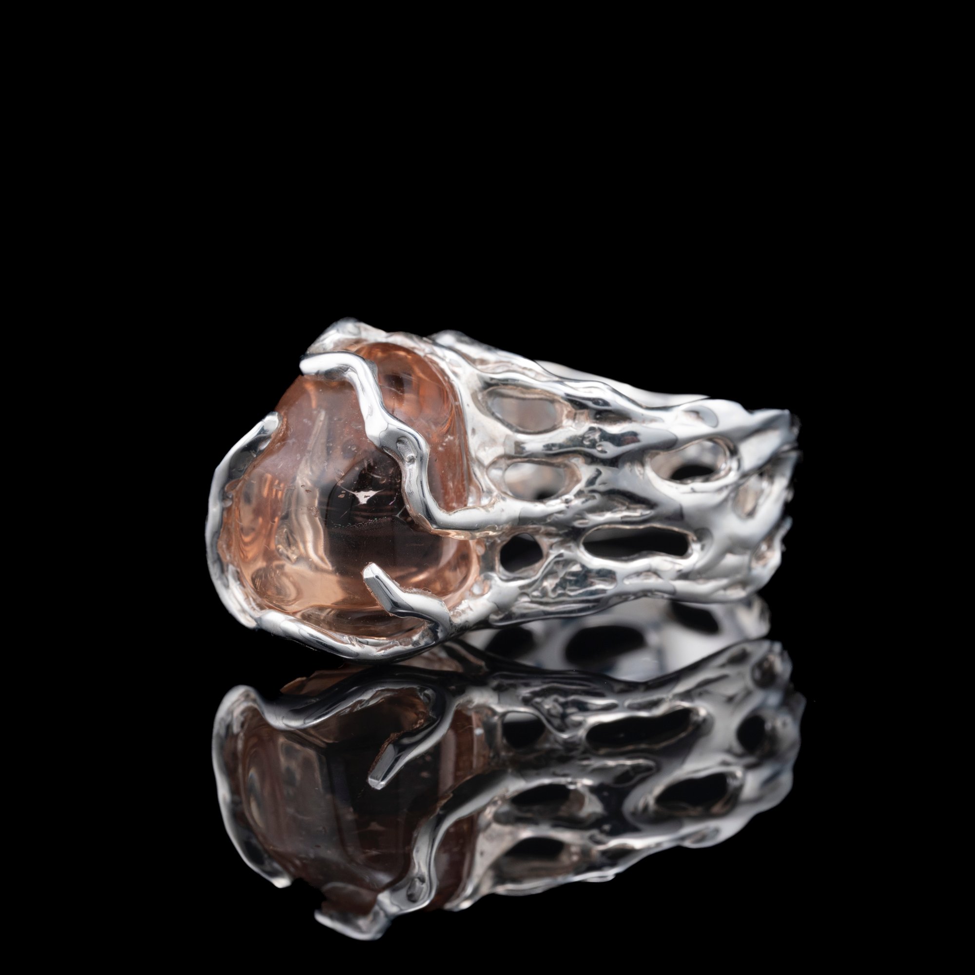 Каблучка з винним топазом - зображення 2