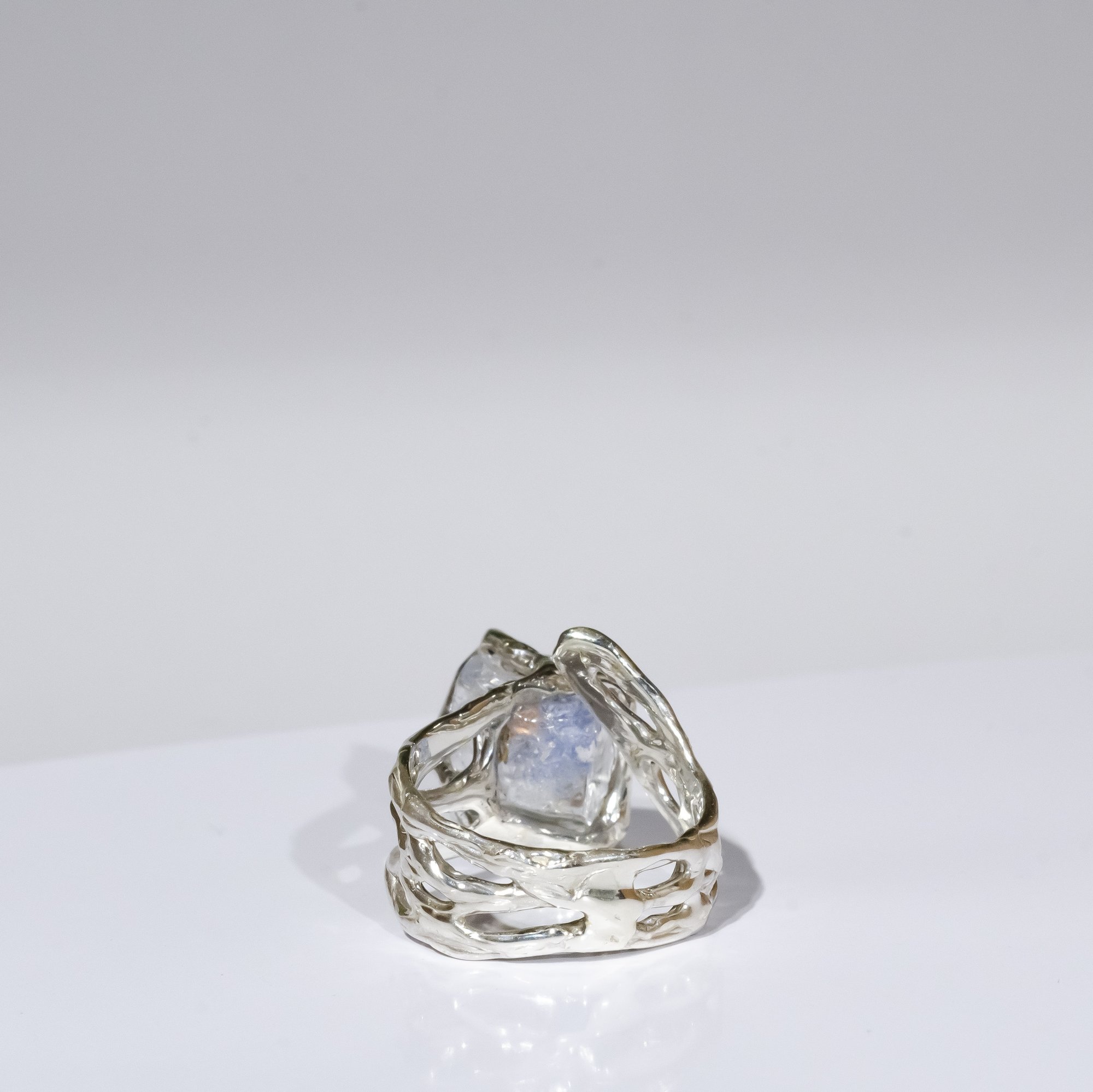 Каблучка з кварцом з включеннями дюмортьєриту - зображення 4