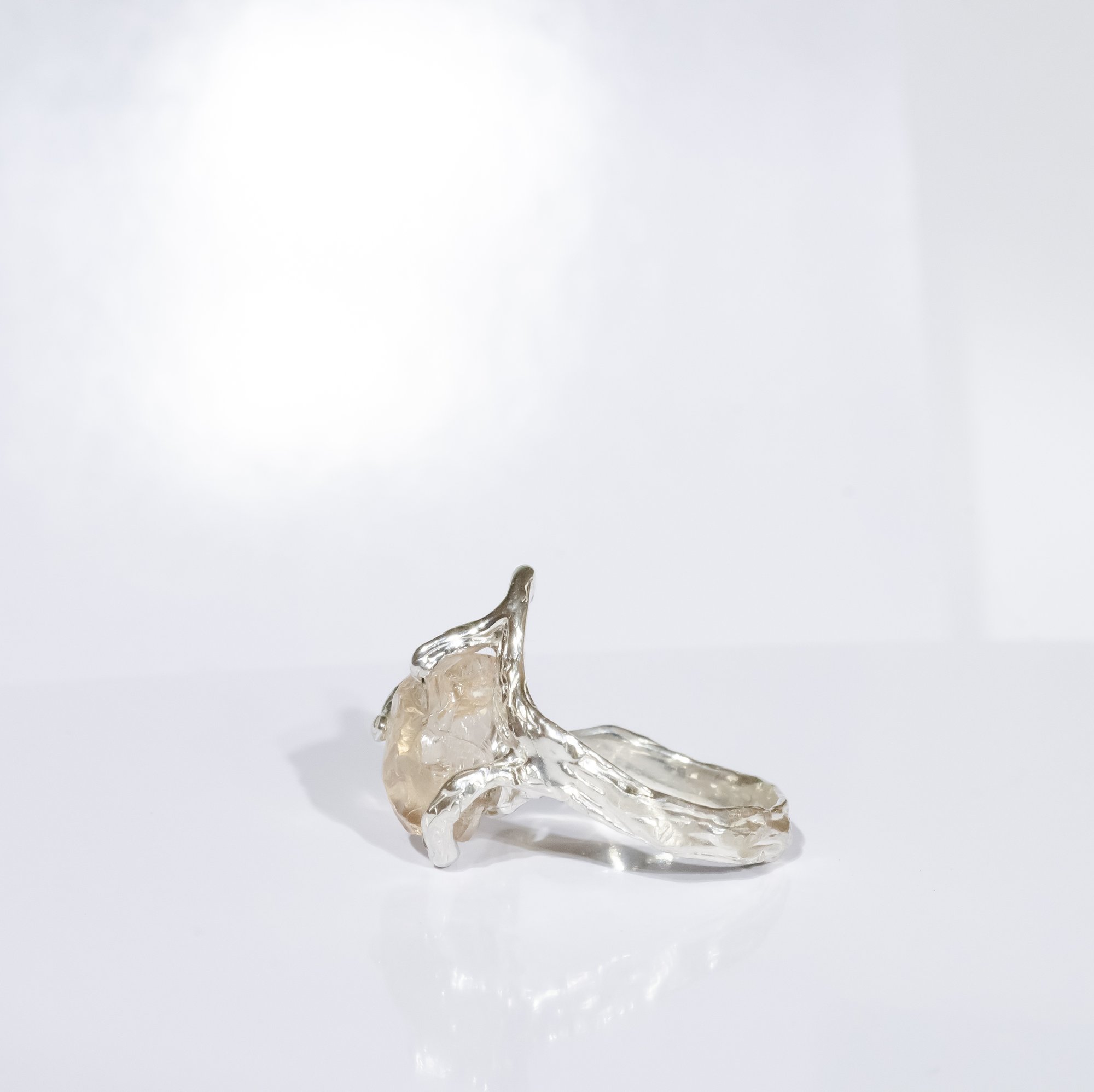 Каблучка з винним топазом - зображення 3