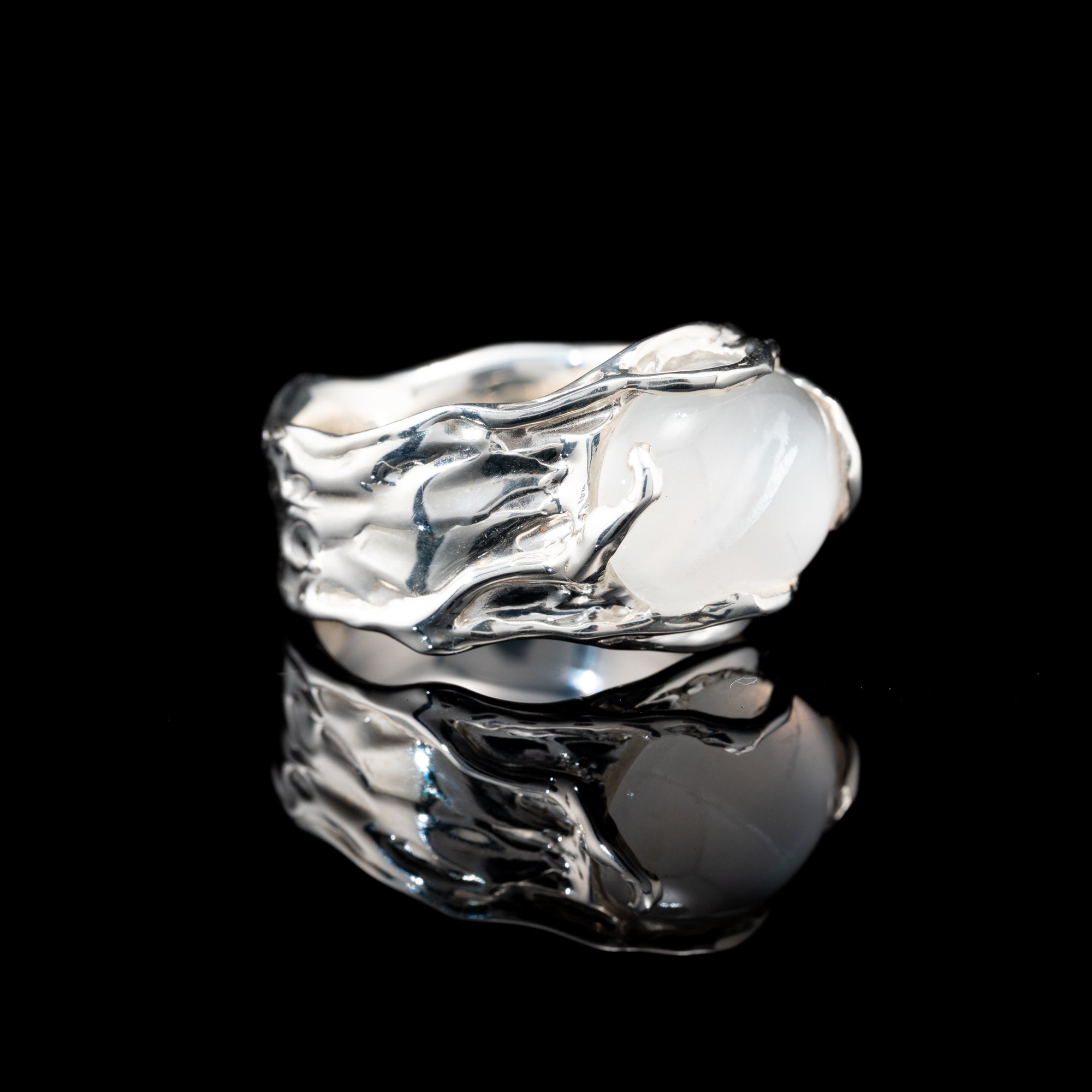 Каблучка з місячним камінням - зображення 3