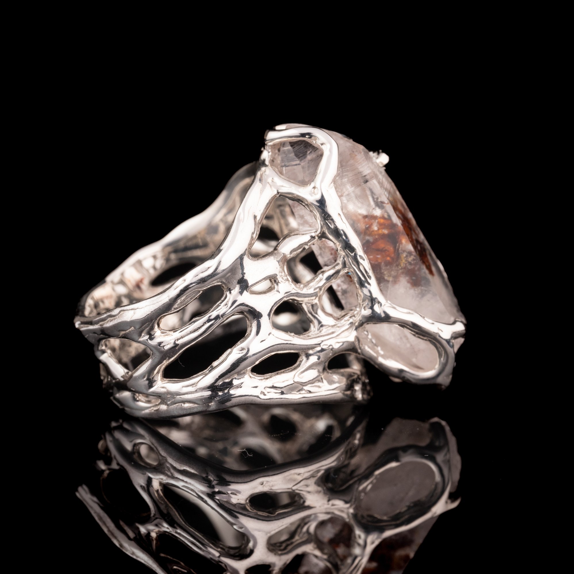 Каблучка з нафтовим кварцом - зображення 2