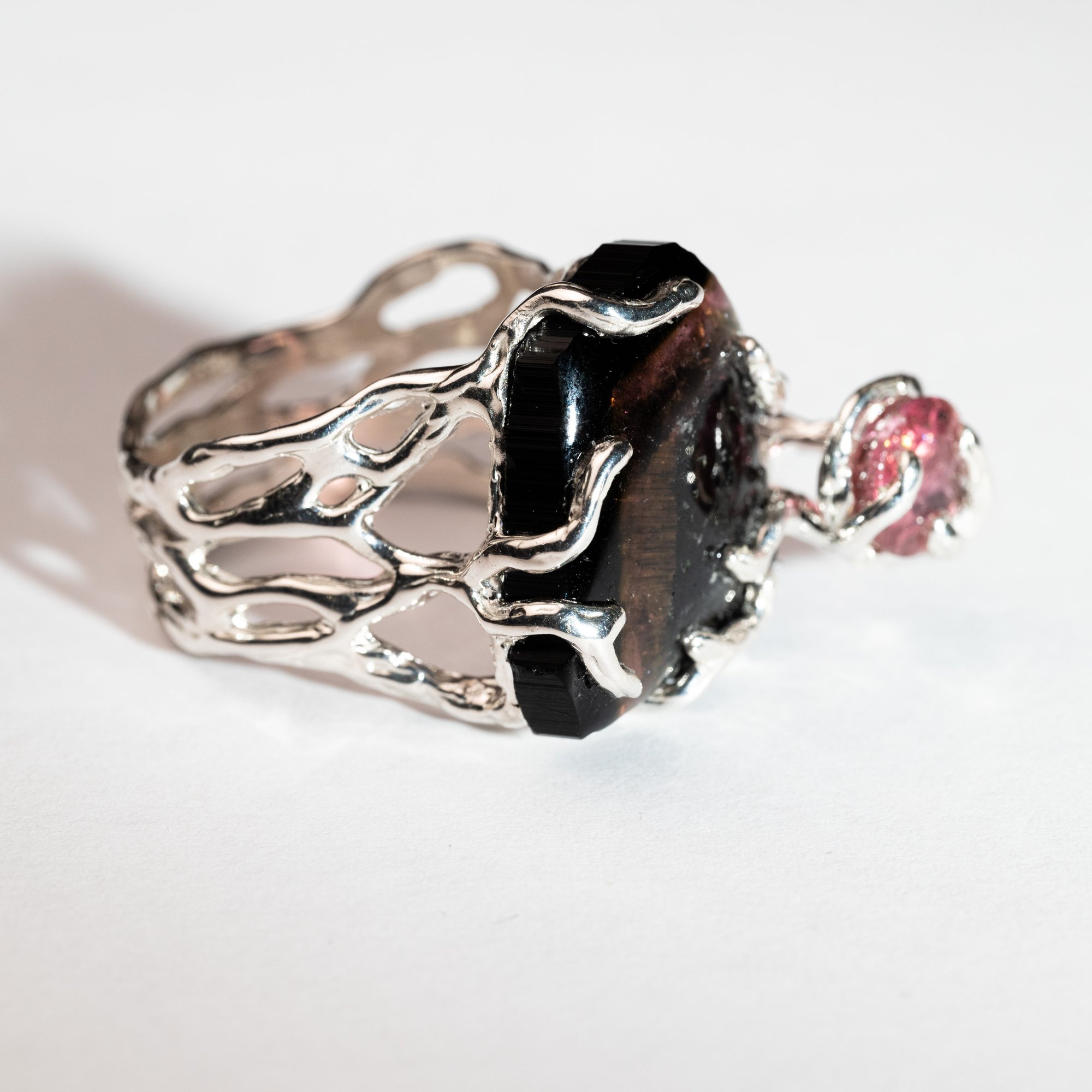 Каблучка з турмалінами - зображення 2