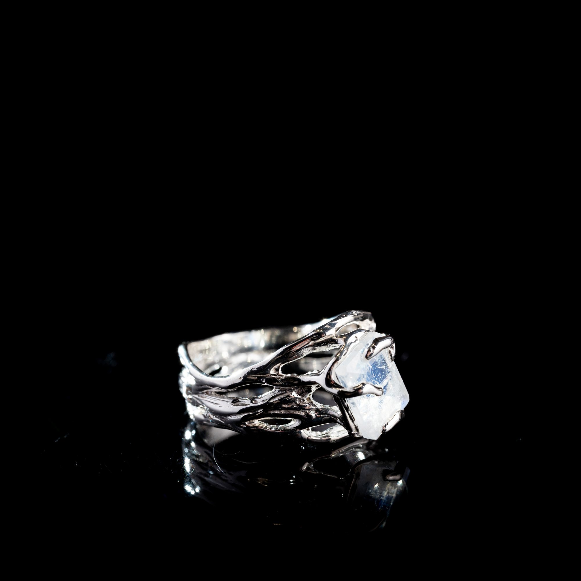 Каблучка з місячним камінням - зображення 3