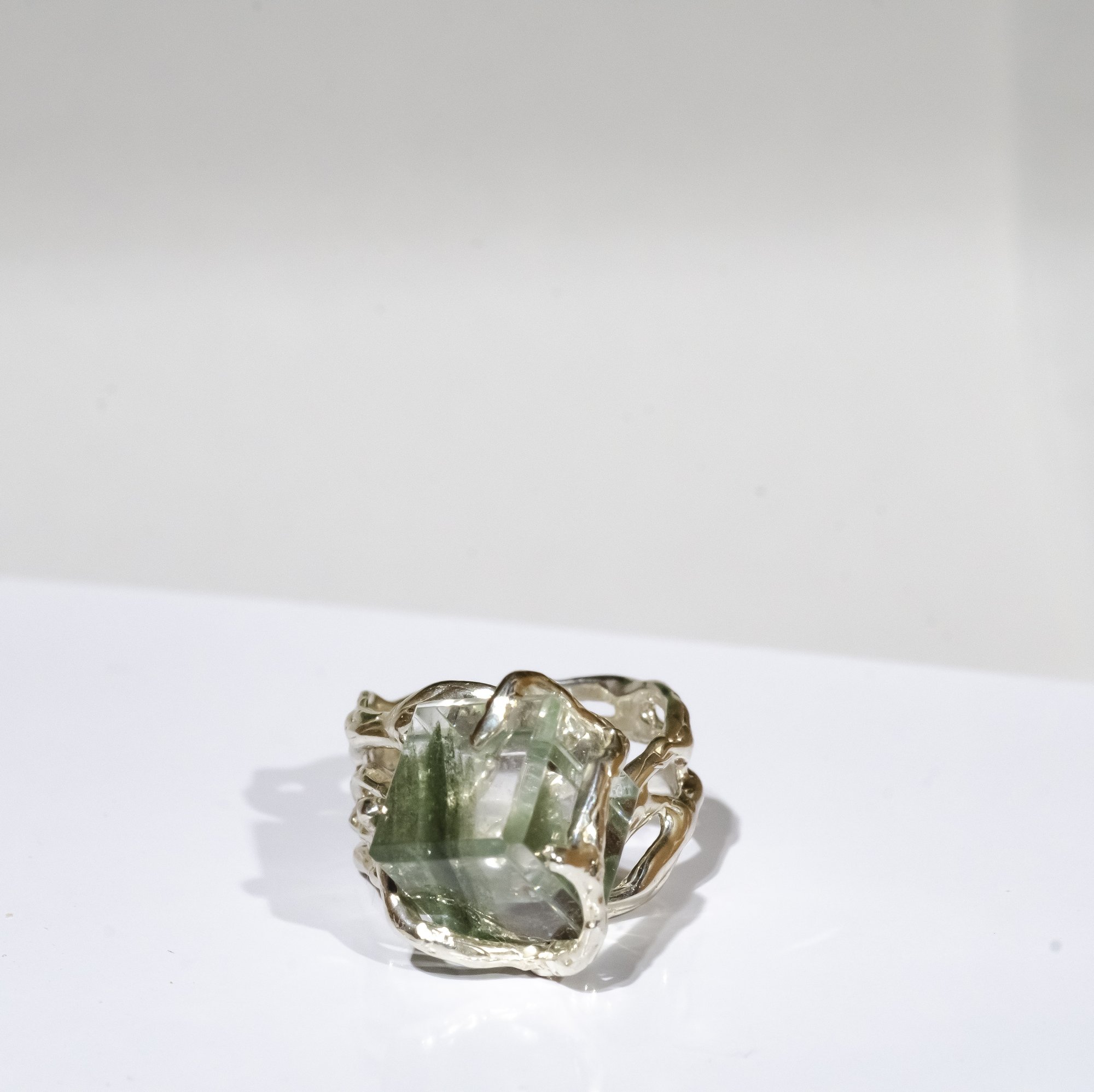 Каблучка з кварцом з включенням хлориту - зображення 8