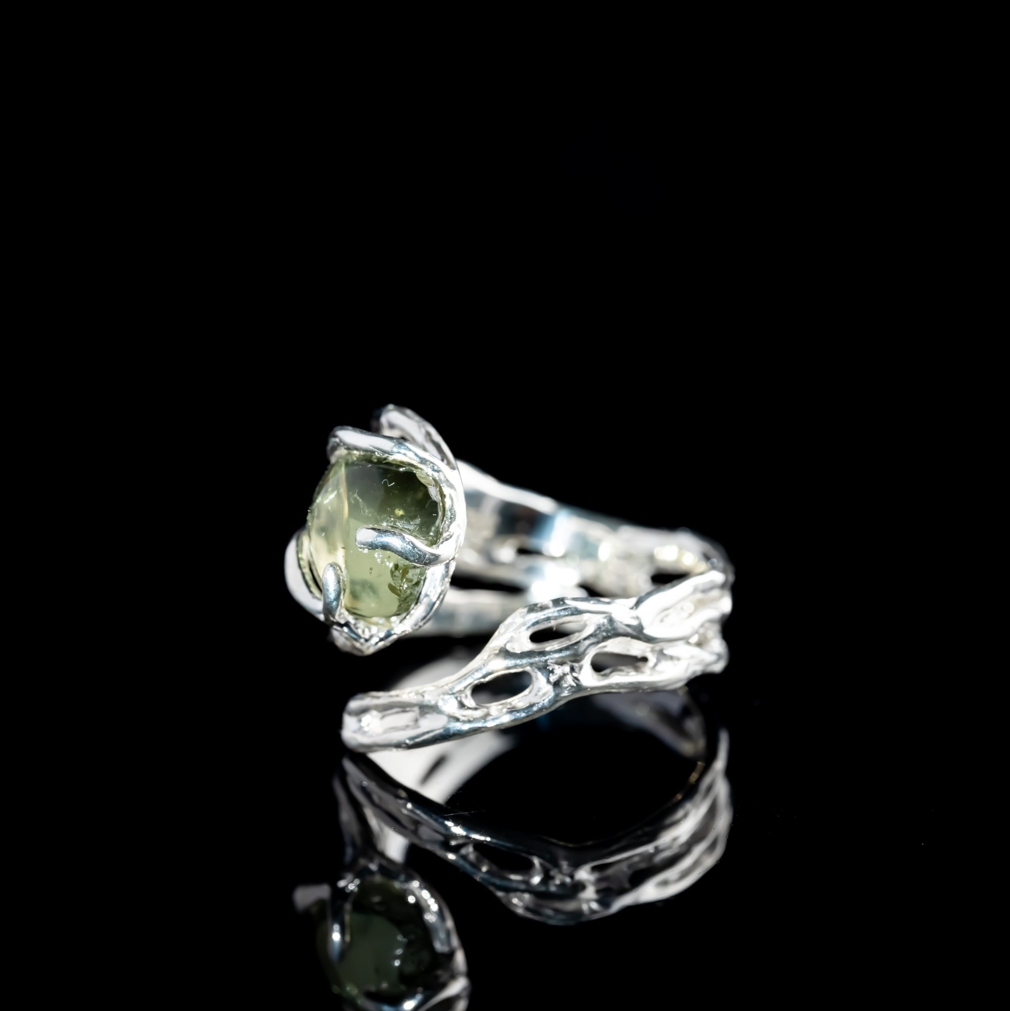 Каблучка з верделітом - зображення 2