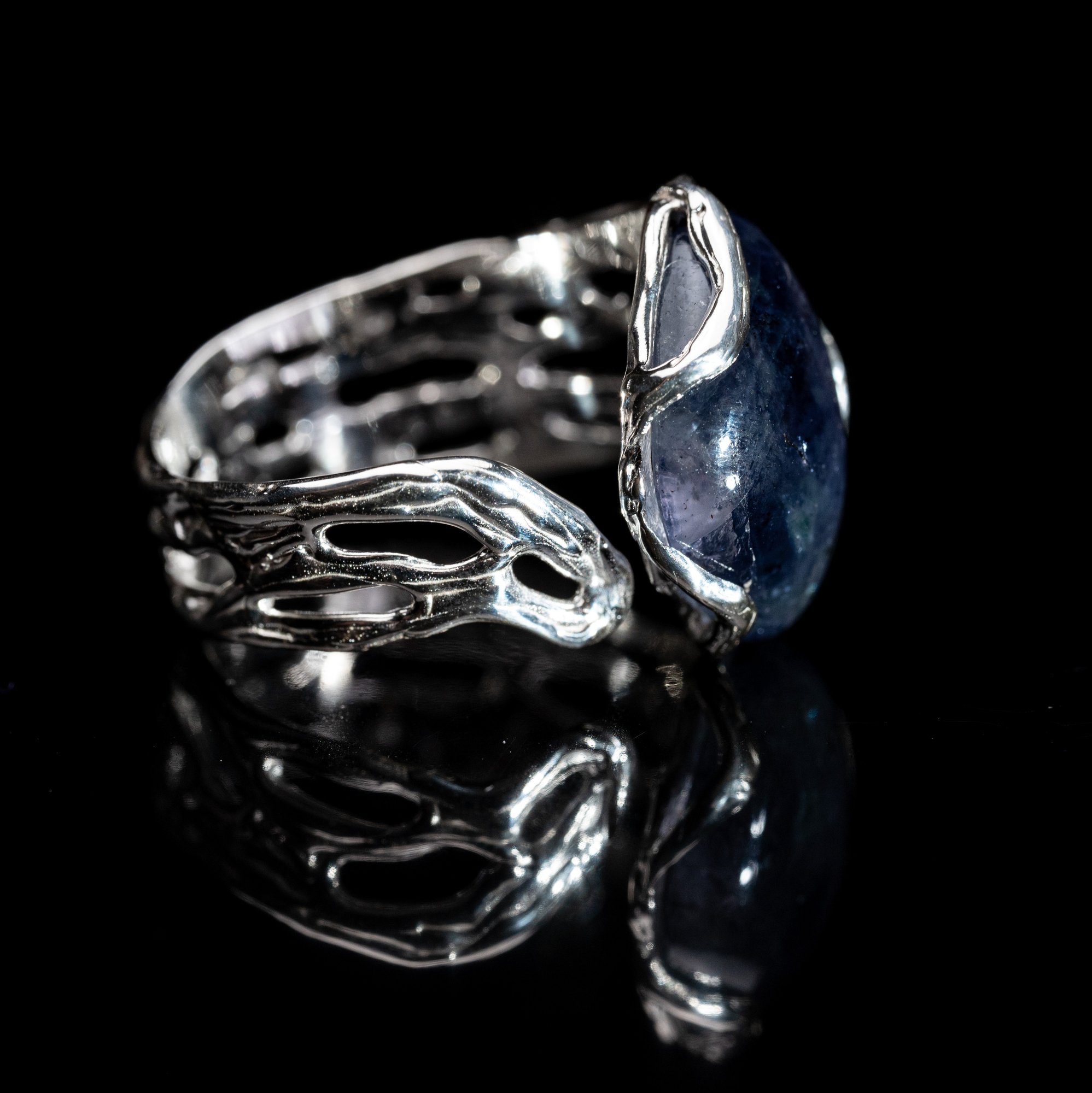 Каблучка з іолітом - зображення 2