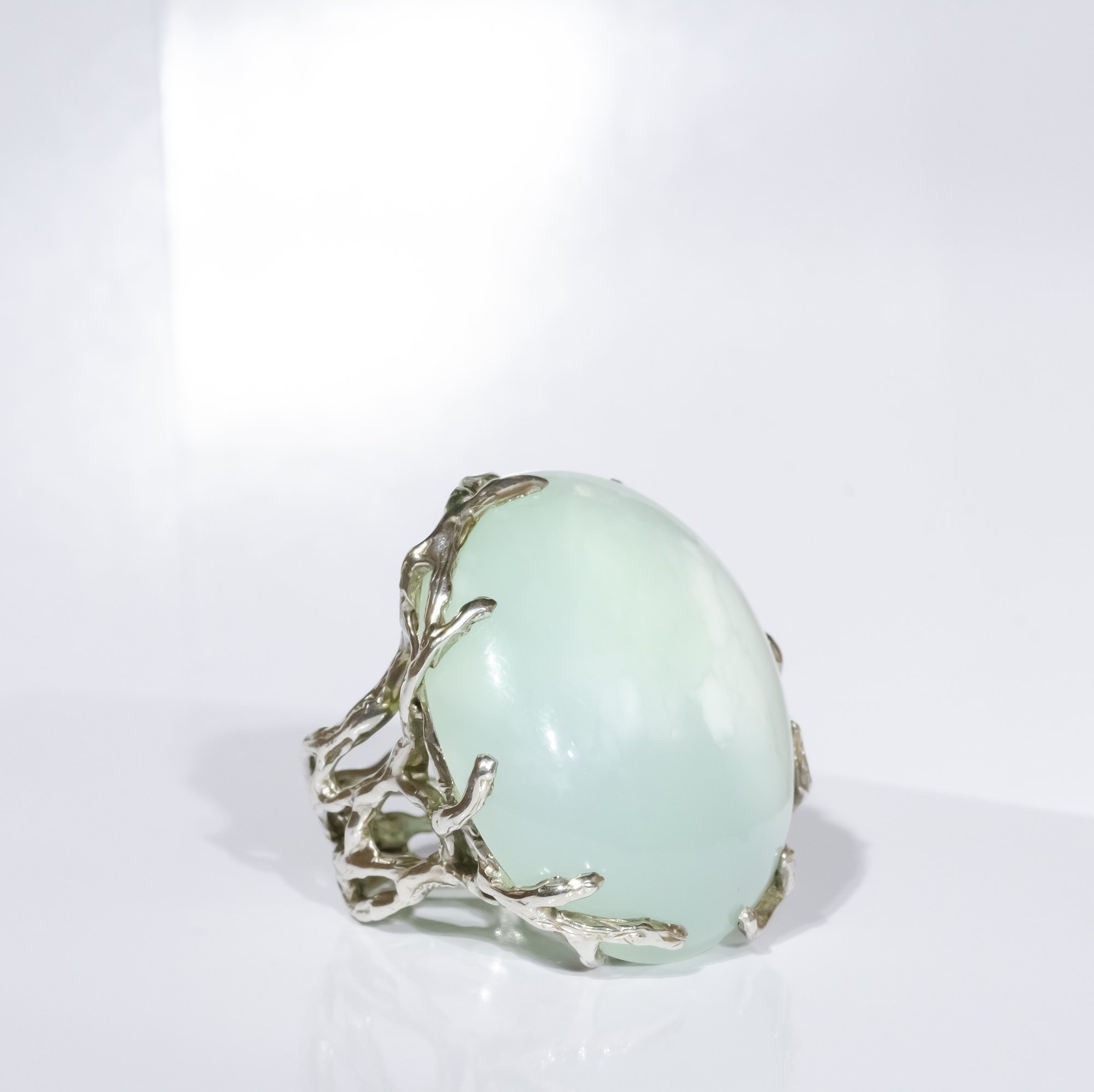 Каблучка з хризопалом