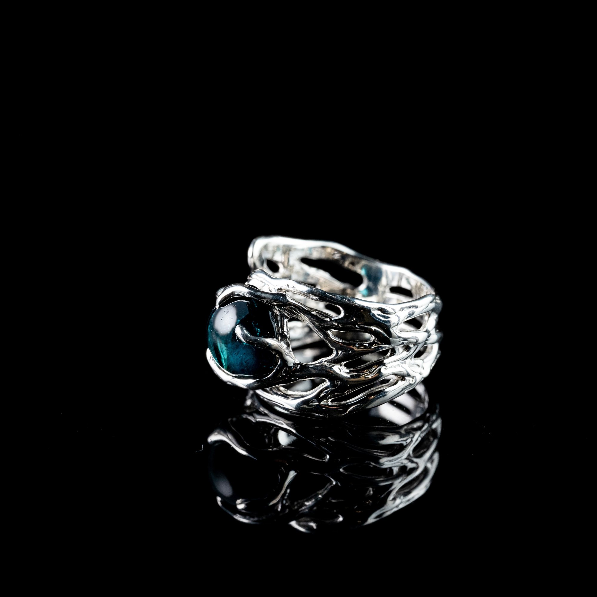 Каблучка з індиголітом - зображення 2