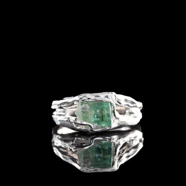 Каблучка з верделітом