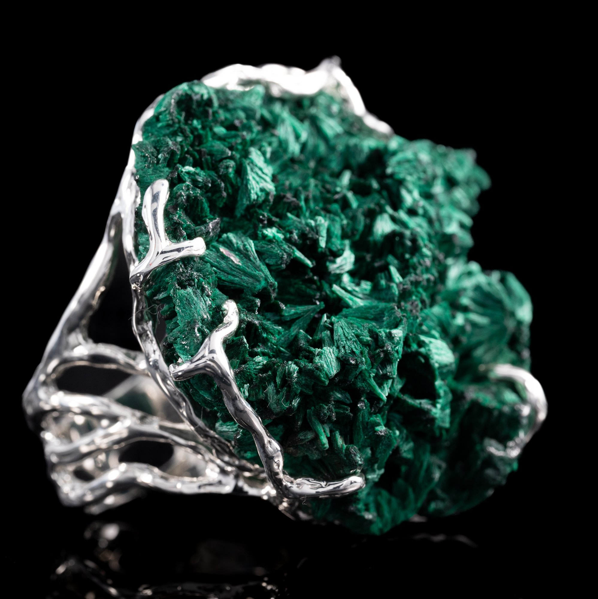 Каблучка з малахітом - зображення 2