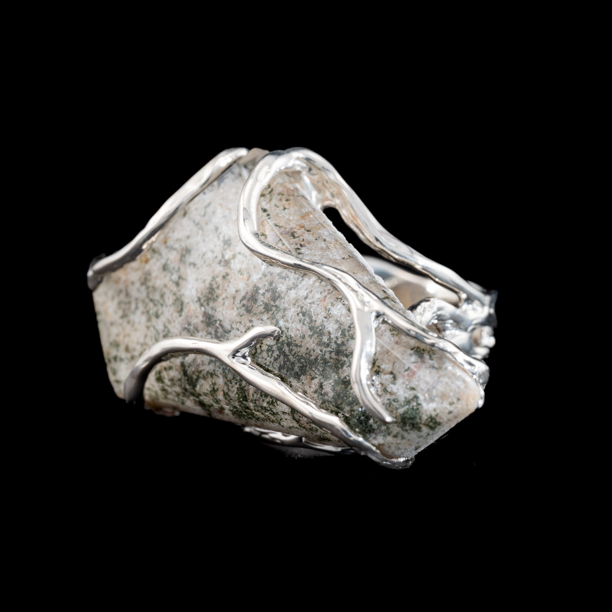 Каблучка з кварцом з включенням хлориту - зображення 2