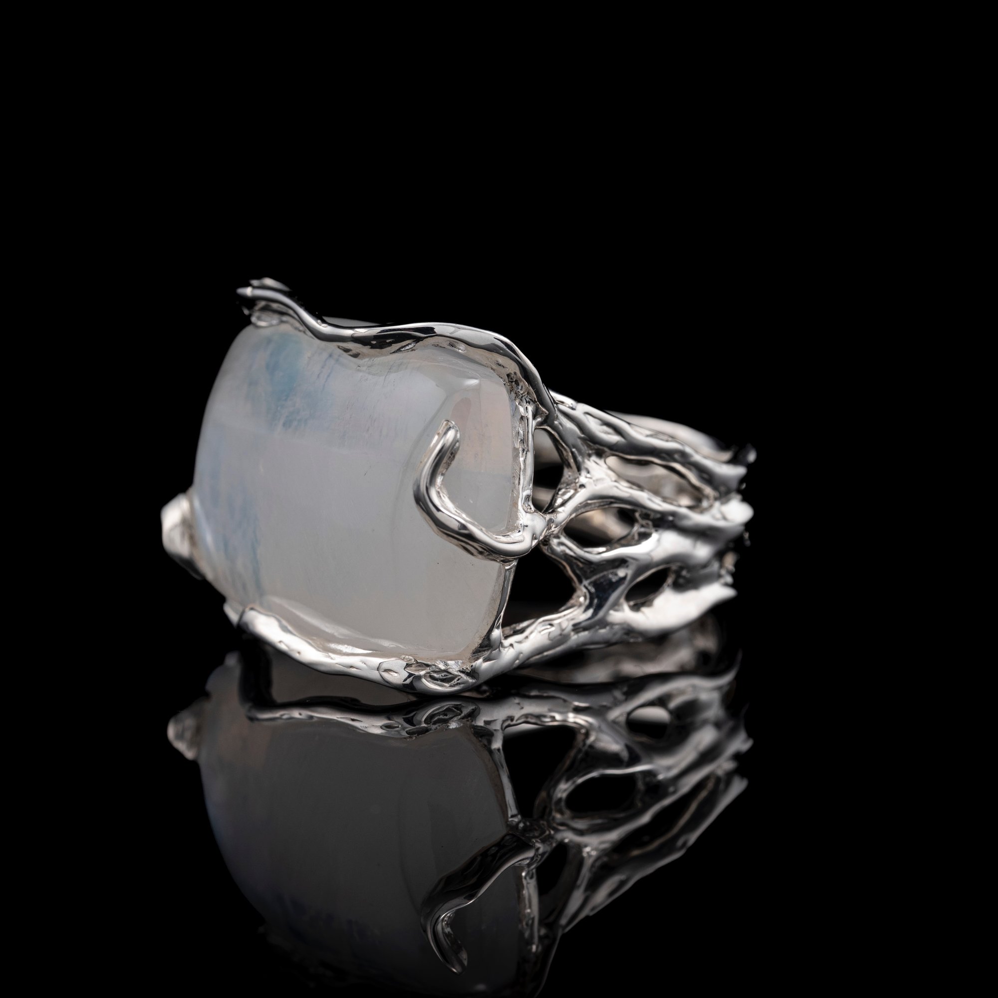 Каблучка з місячним камінням - зображення 2