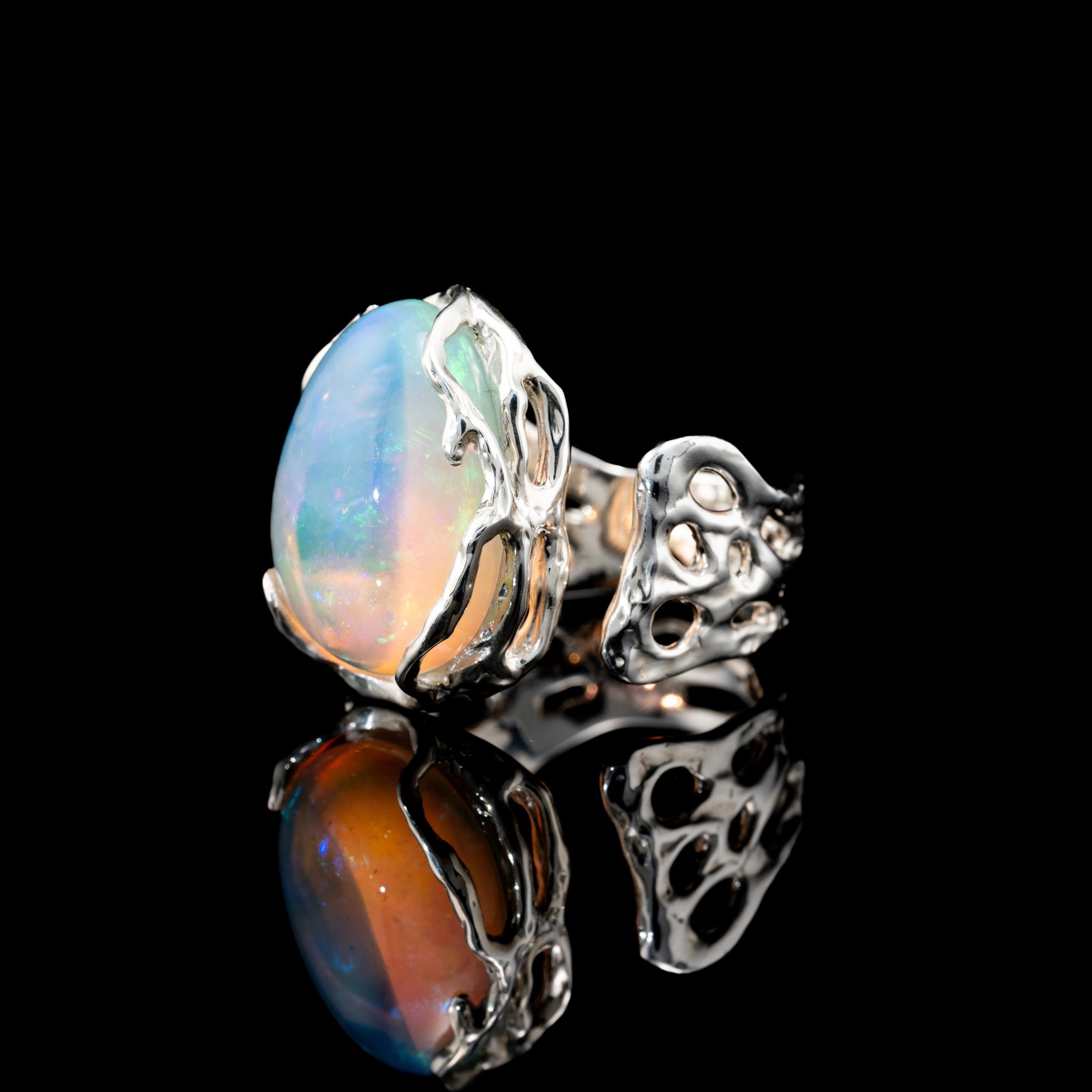 Каблучка з опалом - зображення 3