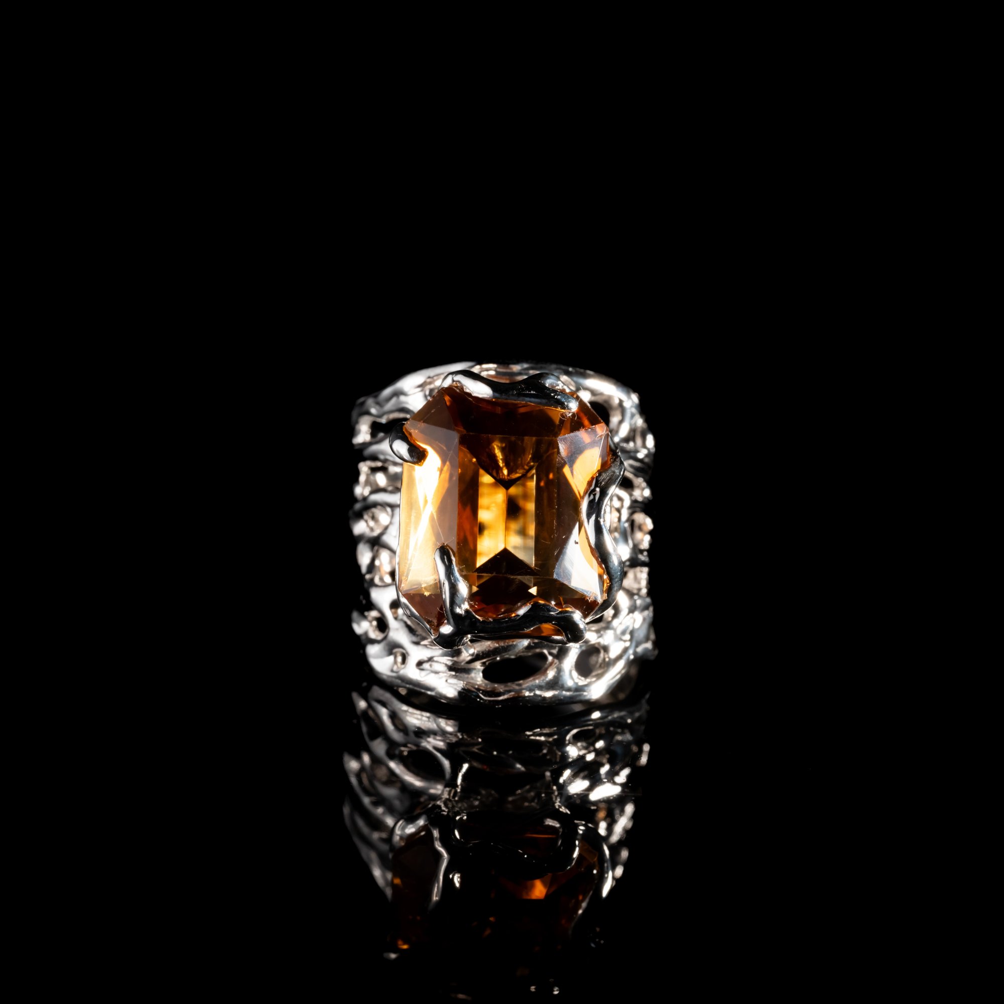 Каблучка з цитрином