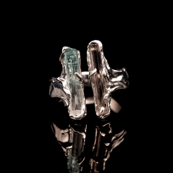 Ring with Tourmalines