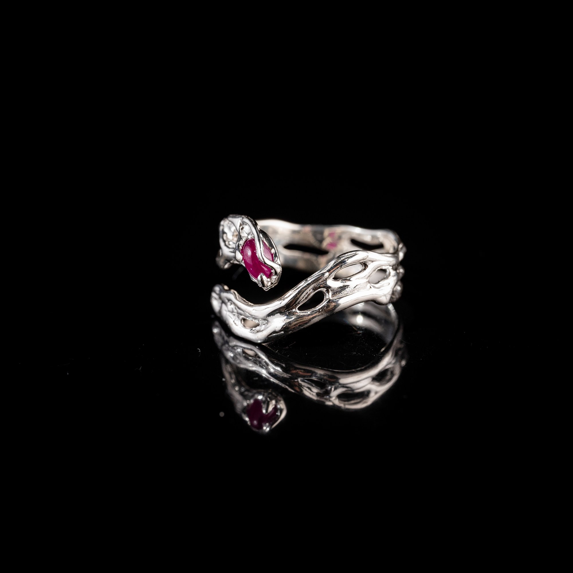 Каблучка з рубіном - зображення 2