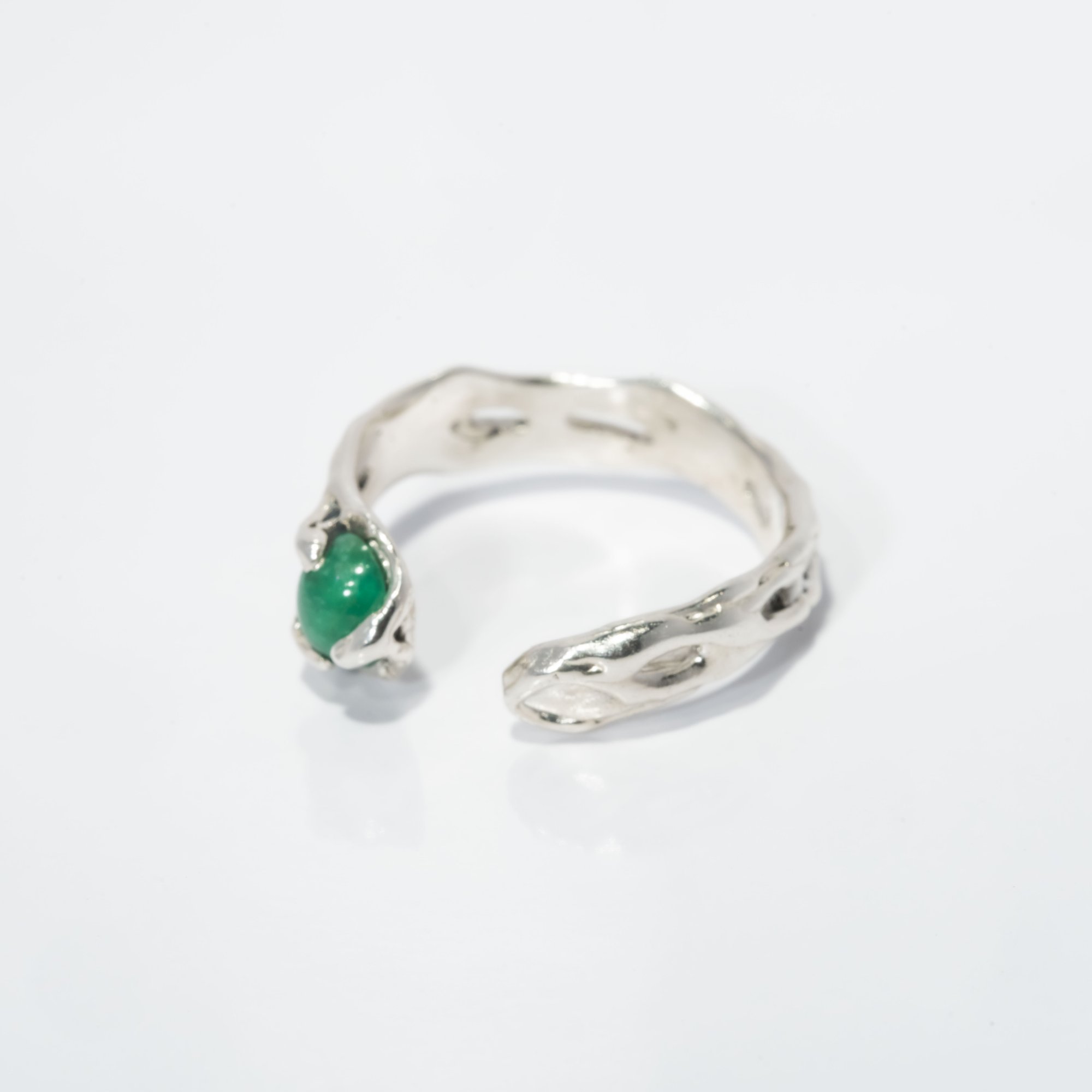 Каблучка зі смарагдом - зображення 2