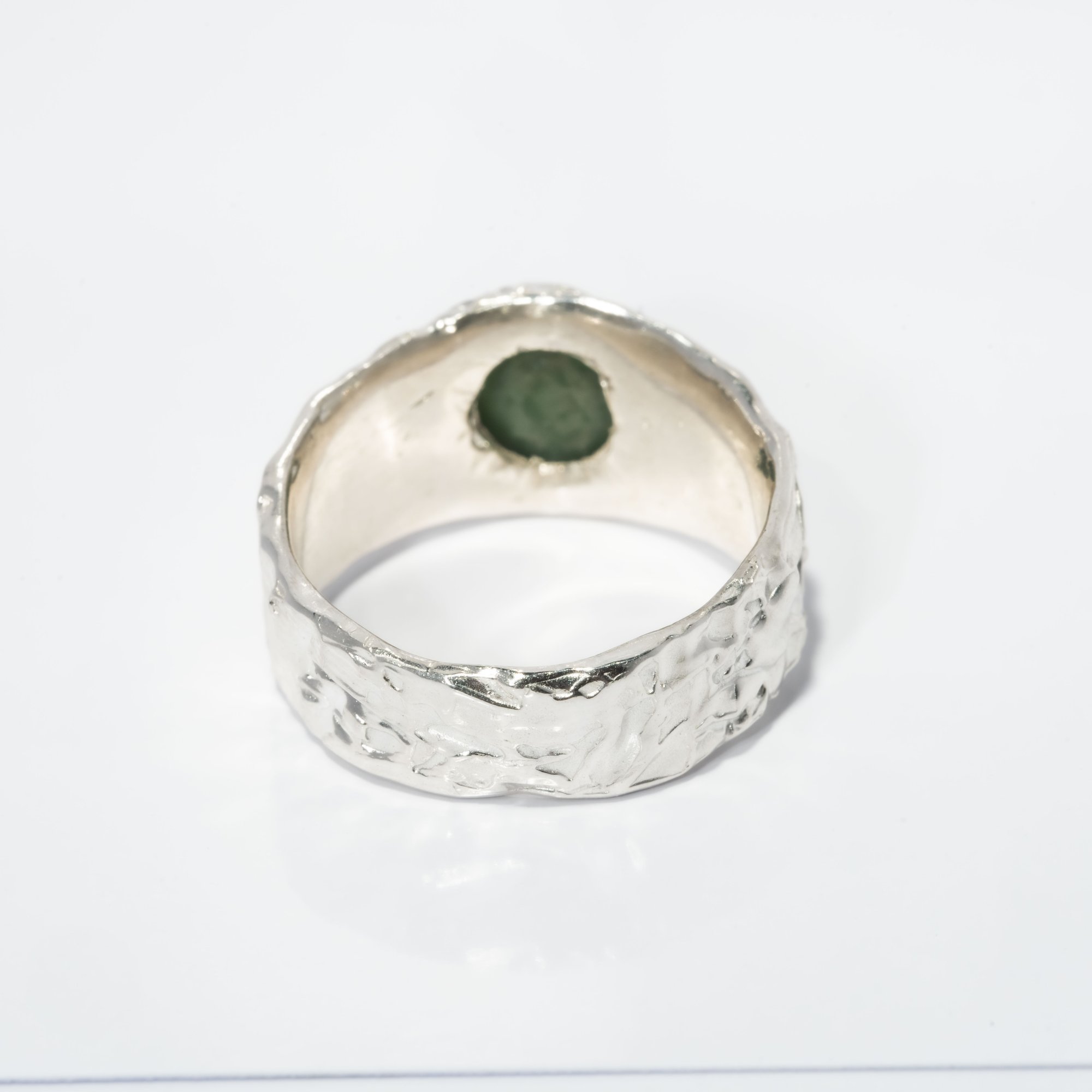 Каблучка з хризопразом - зображення 4