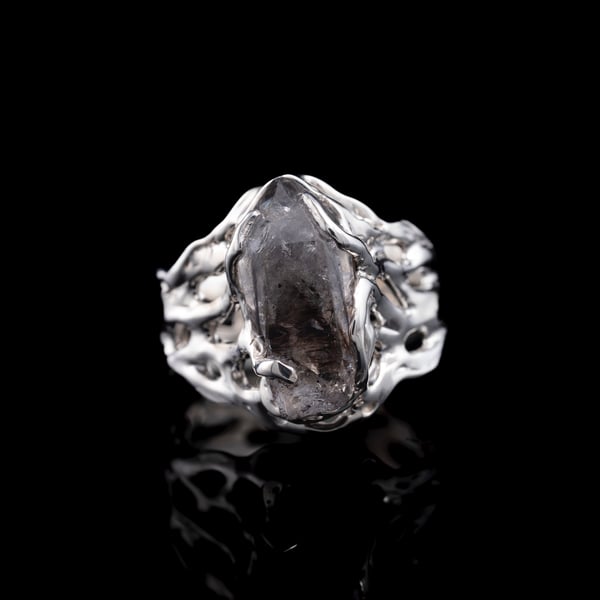 Каблучка з кварцом